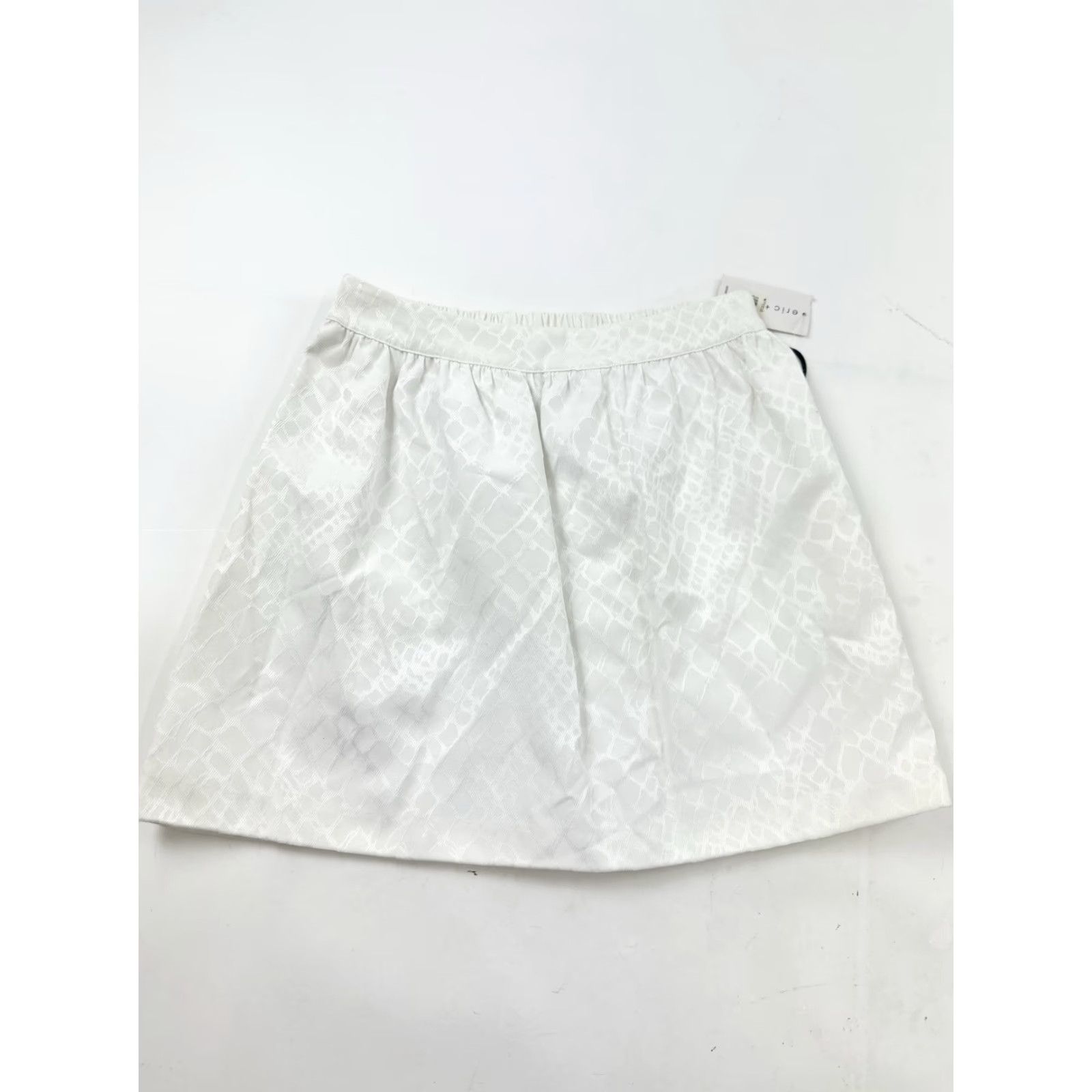 Vintage Eric + Lani Skirt Womens Small White NWT Size 28" / US 6 / IT 42 - 2 Thumbnail