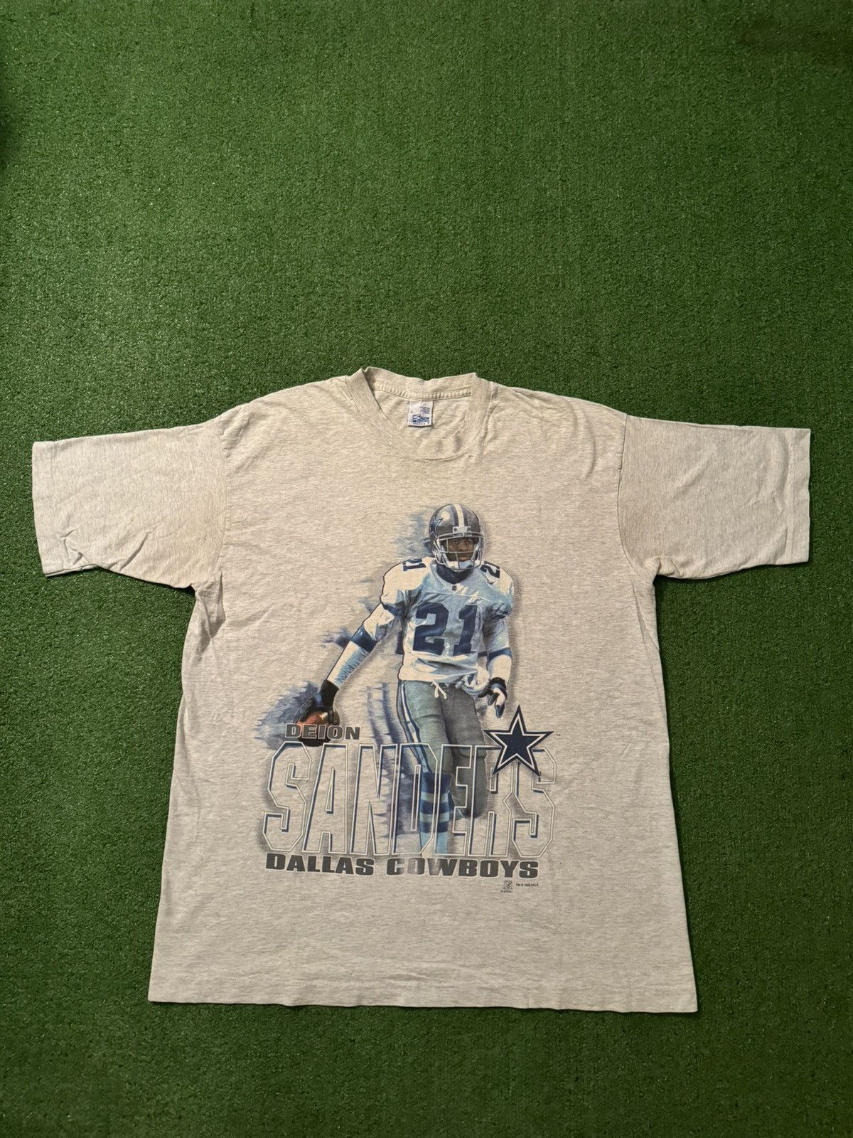 Vintage 1995 NFL Deion Sanders Dallas Cowboys Football Shirt