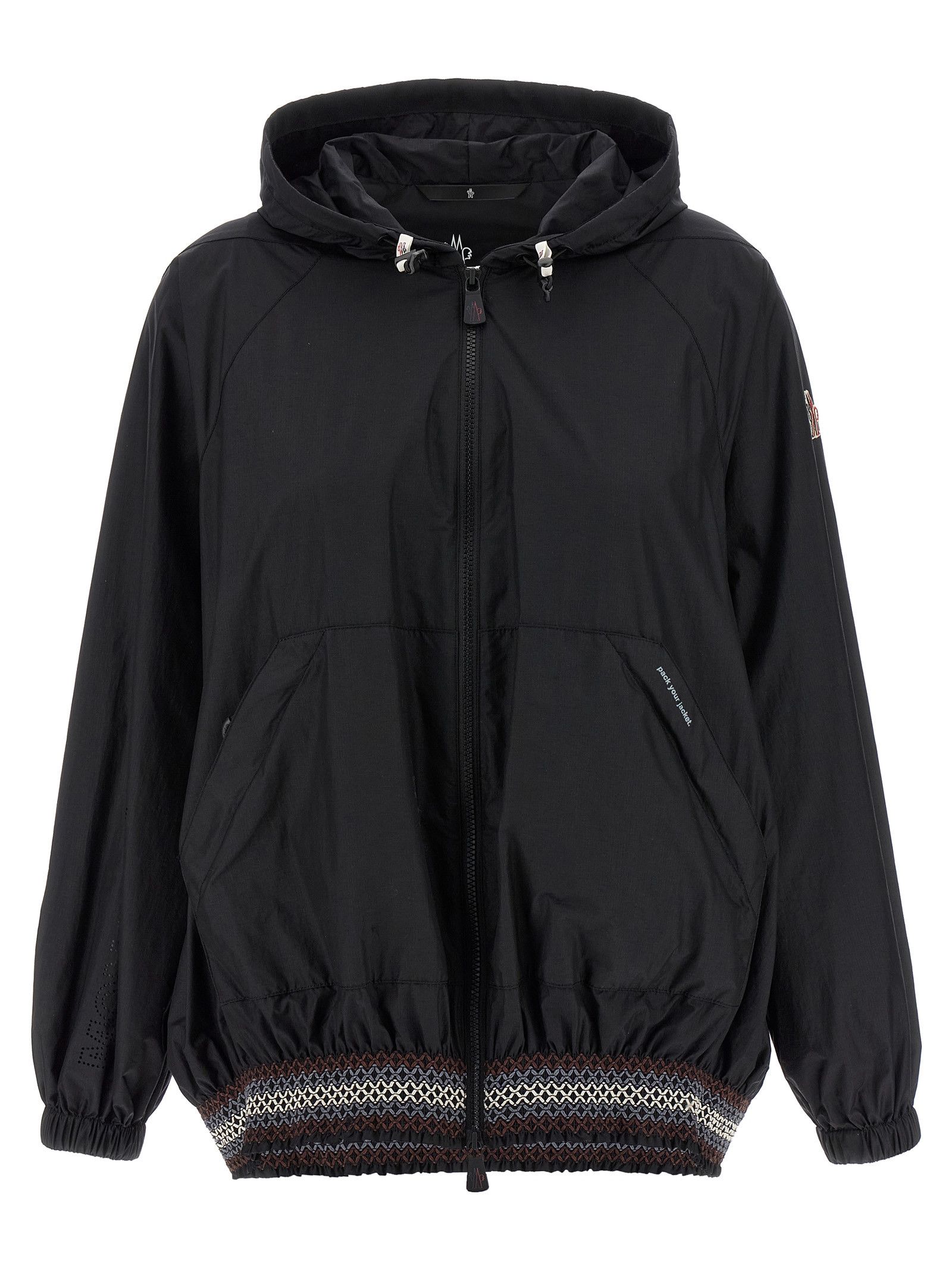 ポンチョ・ケープ Moncler Grenoble 'Vorassay' Beige Nylon Cape Moncler Grenoble MONCLER GRENOBLE 'Vorassay' Beige Nylon