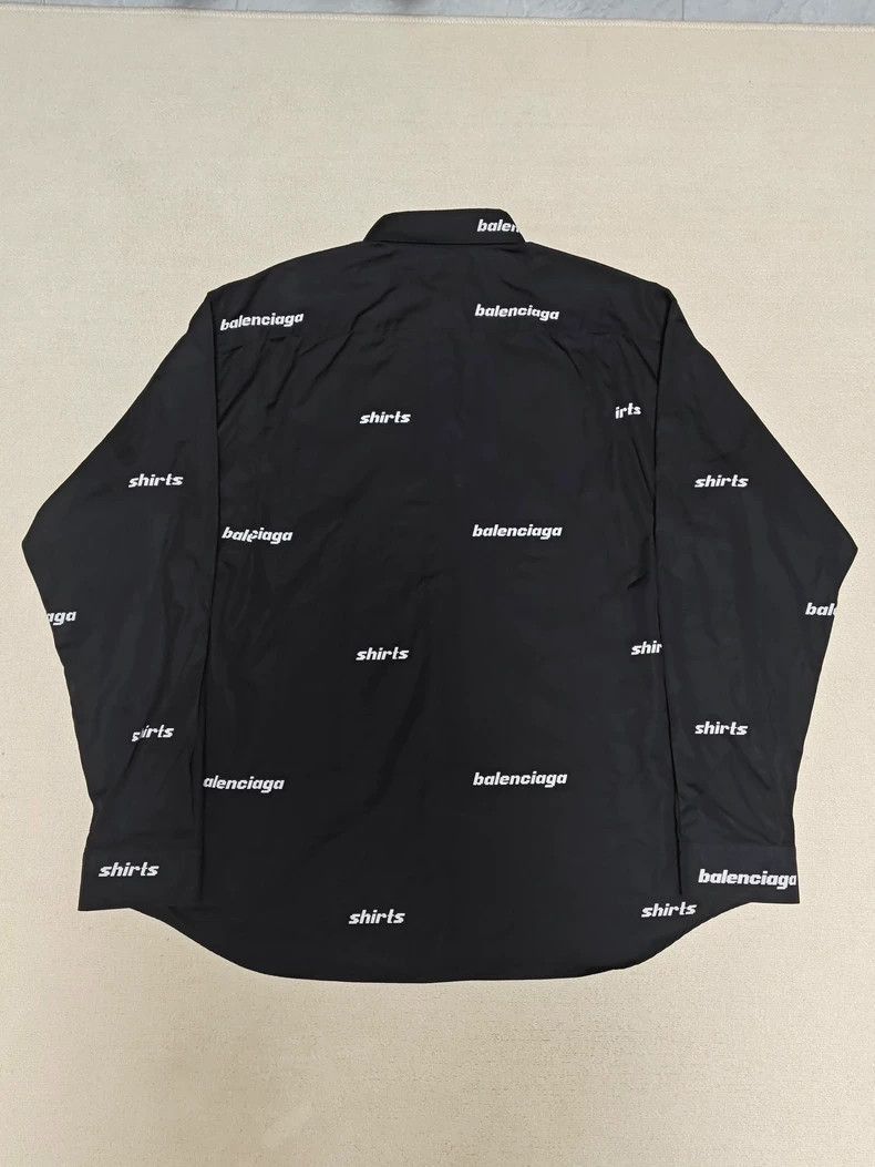 Balenciaga Balenciaga 23ss slogan logo long sleeved shirt-2506 Size US M / EU 48-50 / 2 - 3 Thumbnail