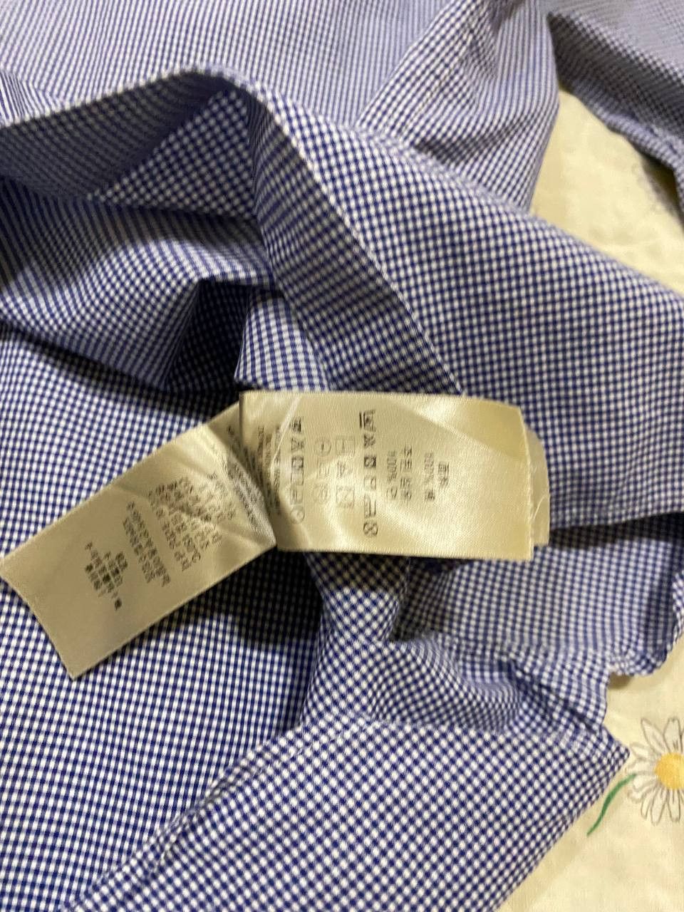 Burberry Burberry London Long Shirt Men's Medium Blue Check Plaid M Size US M / EU 48-50 / 2 - 4 Thumbnail