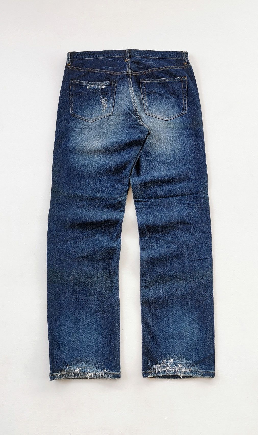 Kapital Rock Wood Japan Koi Reworked Distressed Denim Jeans Size US 34 / EU 50 - 7 Thumbnail