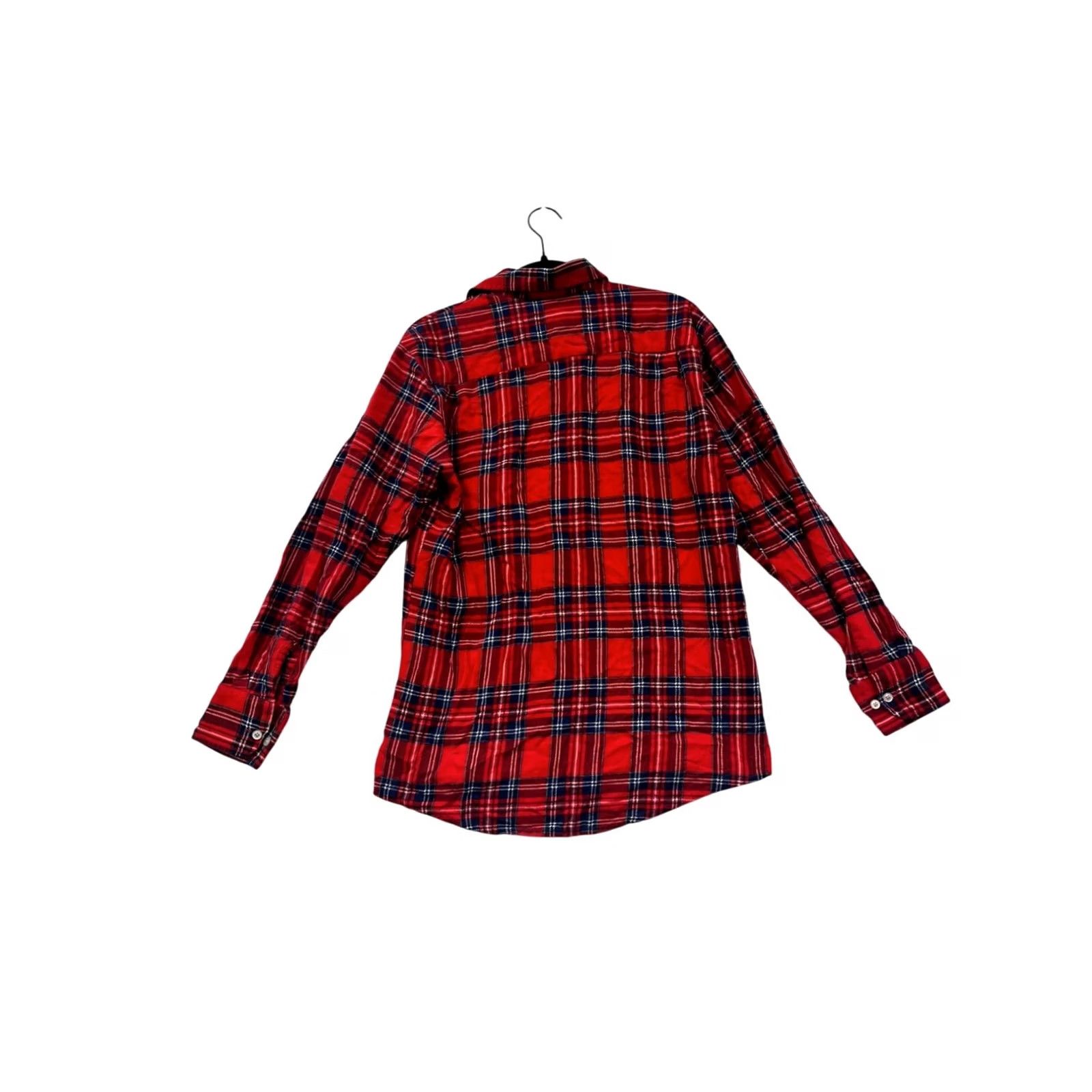 Vintage VINTAGE Highlander Shirt Plaid Flannel Button-Down M Red Mens Size US M / EU 48-50 / 2 - 2 Thumbnail