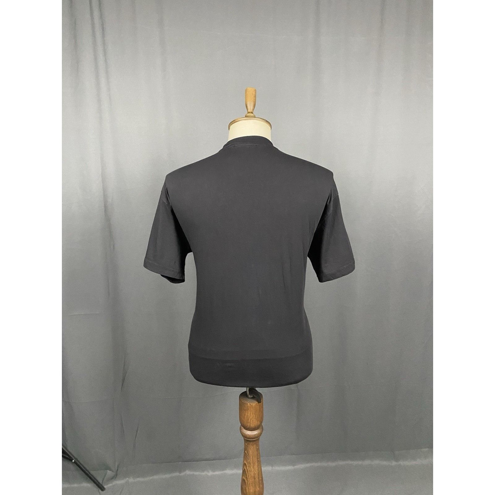 Versace Versace Jeans Couture Men's Black Big Reflective Logo Oversi Size US M / EU 48-50 / 2 - 7 Thumbnail