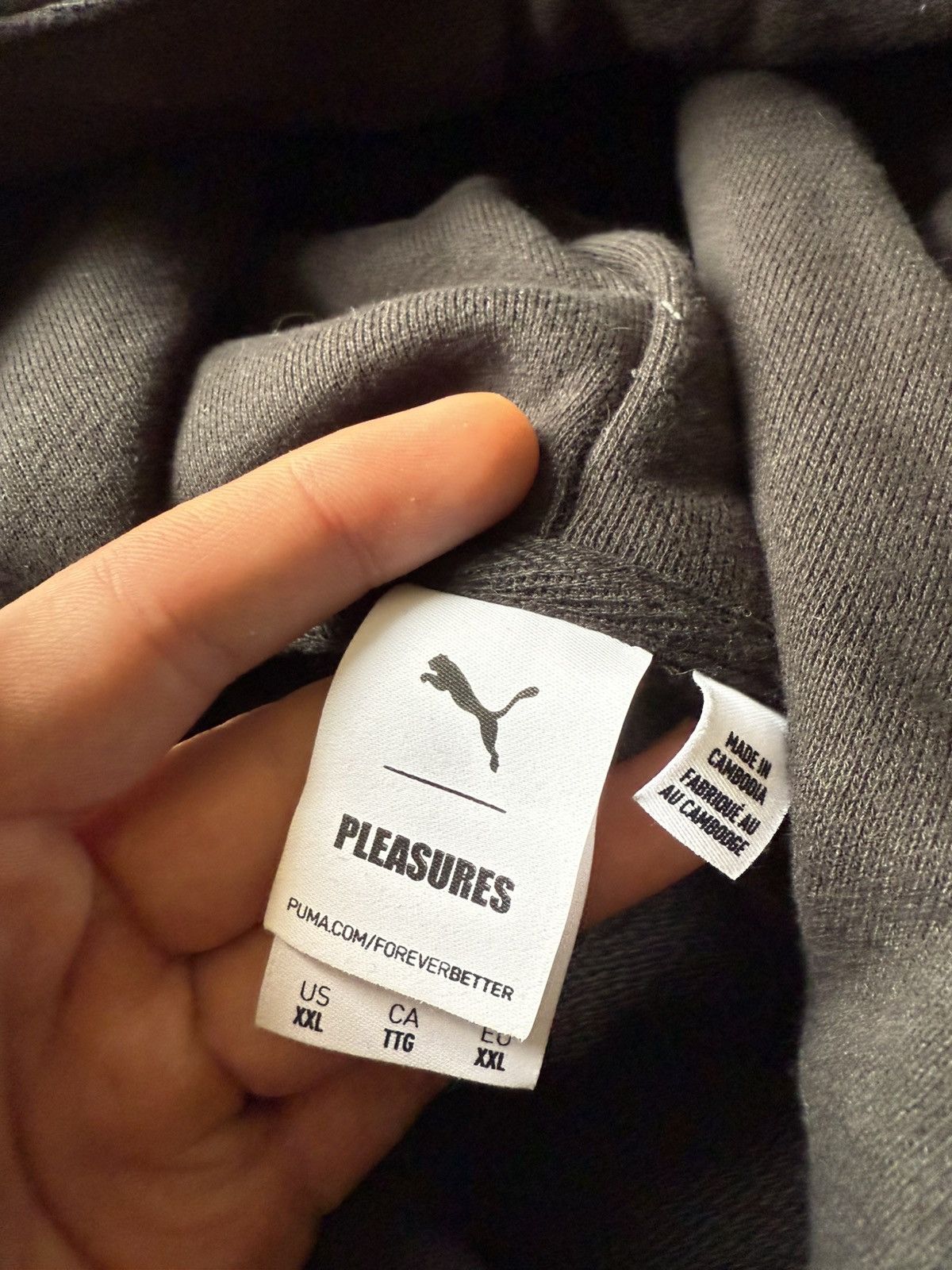 Pleasures × Puma Puma x Pleasures Oversized Hoodie Size US XXL / EU 58 / 5 - 5 Thumbnail