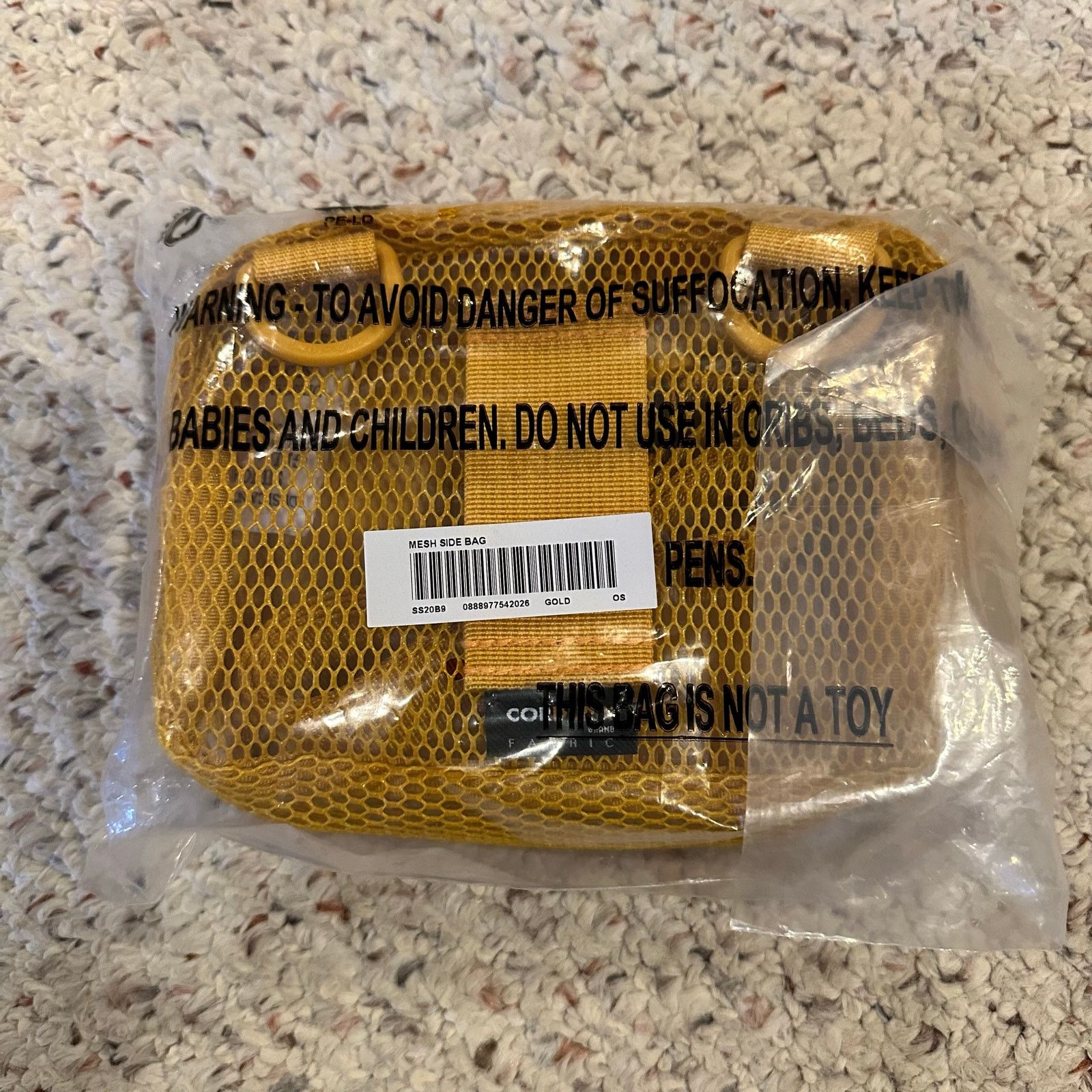 Supreme Supreme Cordura Mesh Shoulder Belt Bag Yellow Fanny Pack Sm Size ONE SIZE - 4 Thumbnail