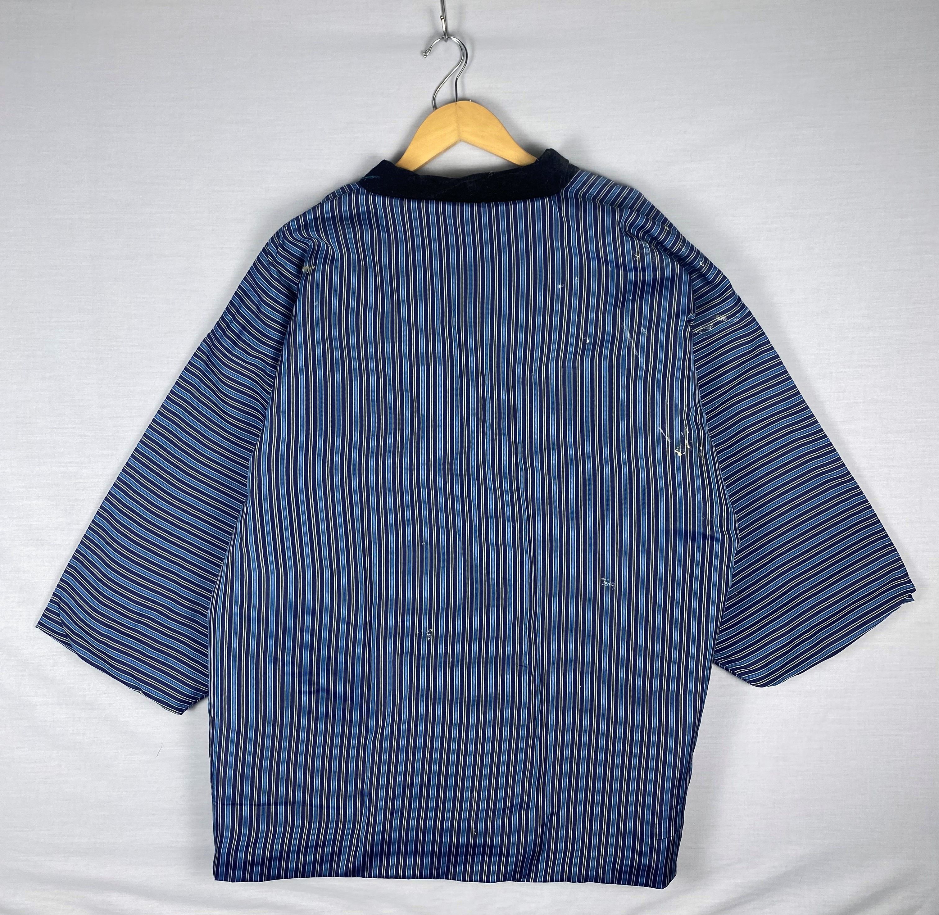 Japanese Brand Vintage Japanese Spring Kimono Traditional Striped Hanten Size US L / EU 52-54 / 3 - 3 Thumbnail
