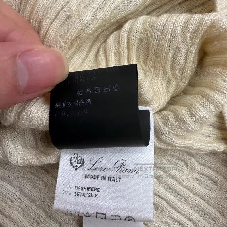 Loro Piana Loro Piana Beige cashmere and silk knitted cardigan jacket Size XS / US 0-2 / IT 36-38 - 5 Thumbnail