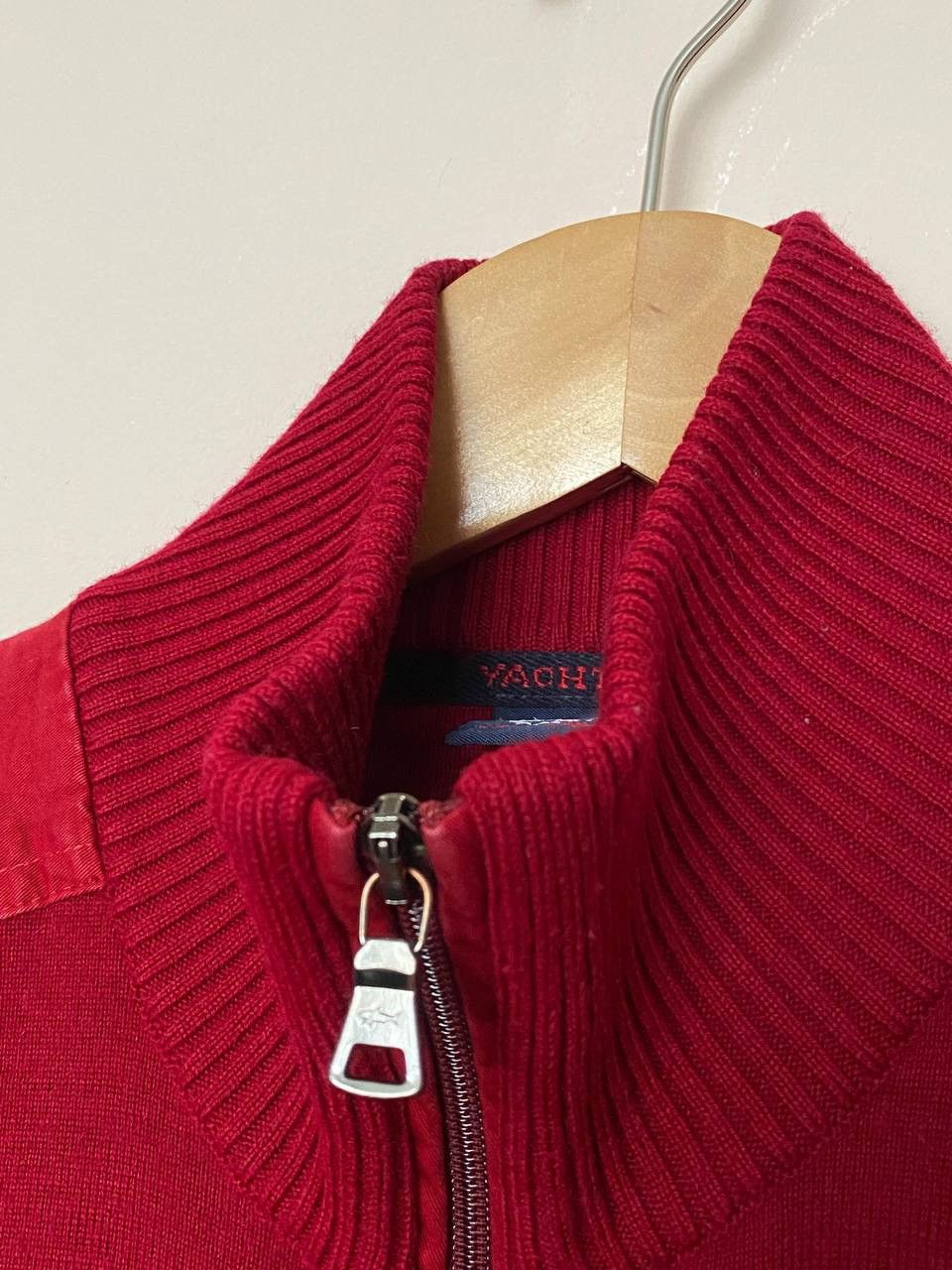 Paul & Shark RRP 530$ PAUL& SHARK WOOL FULL ZIP SWEATER WITH ICONIC BADGE Size US M / EU 48-50 / 2 - 3 Thumbnail