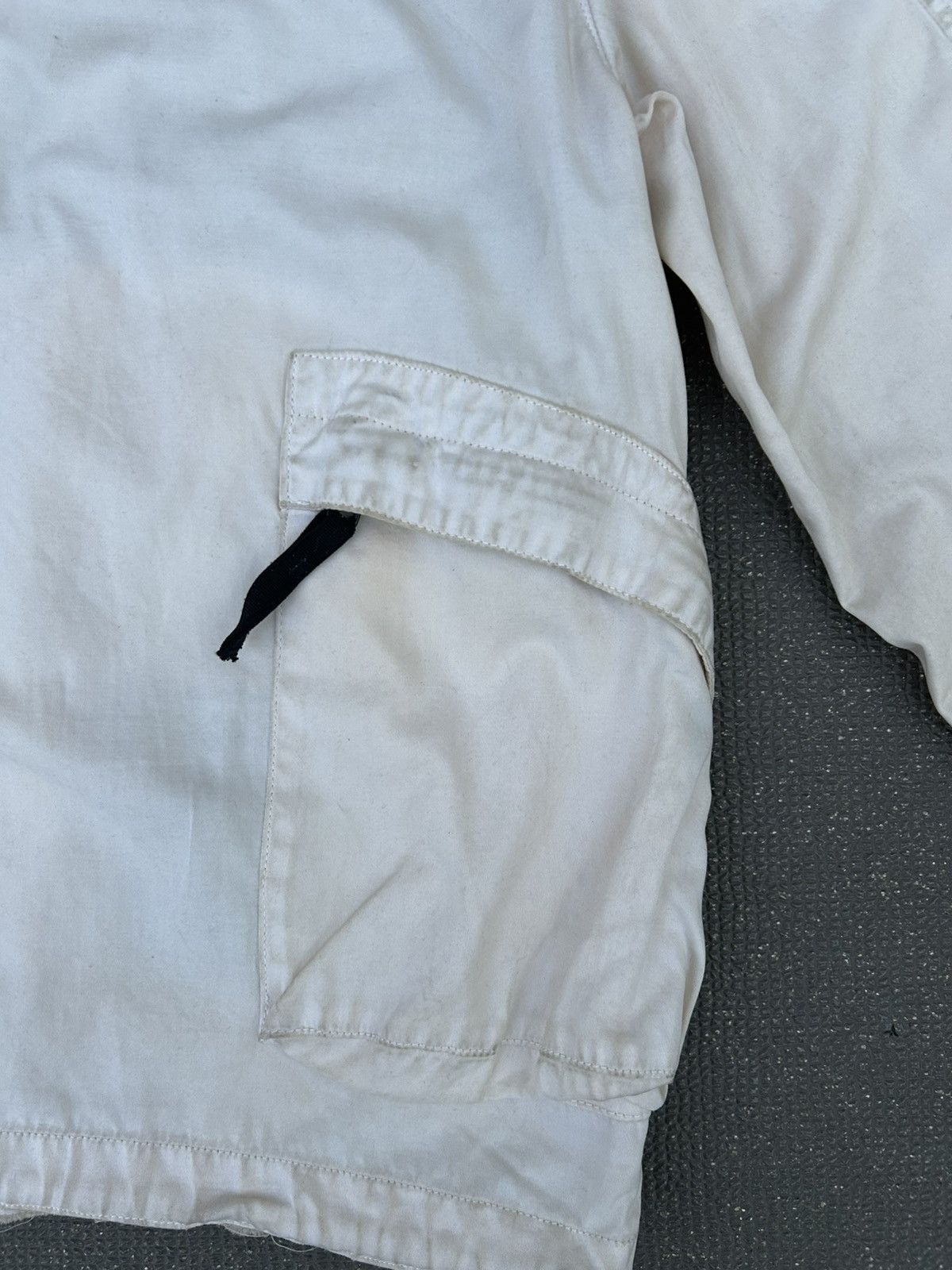 Stone Island Stone island SS1995 Raso Gommato White Multi Pocket Jacket Size US M / EU 48-50 / 2 - 9 Thumbnail