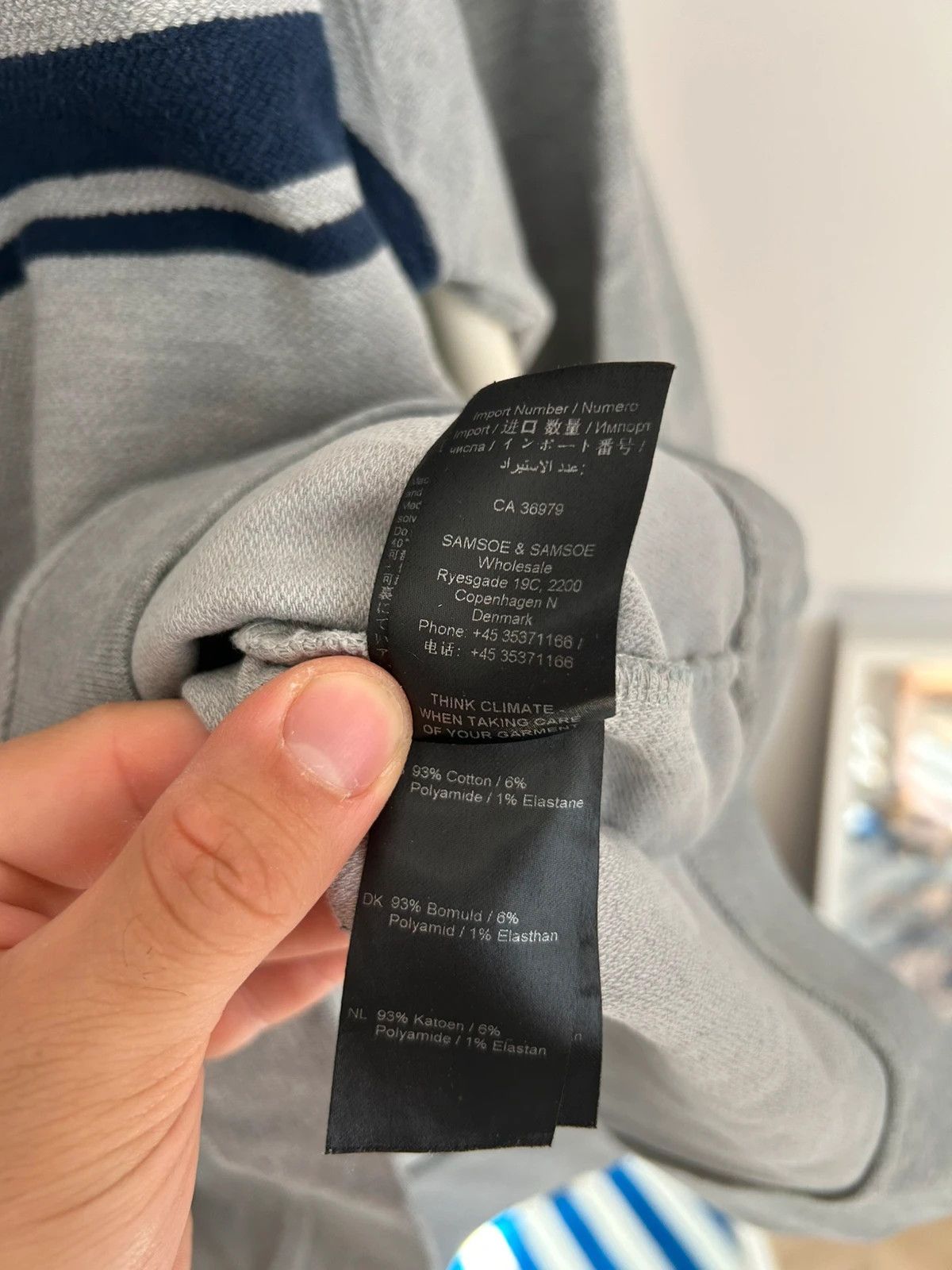 Samsoe Samsoe Samsoe Samsoe Gray Sweatshirt Size US M / EU 48-50 / 2 - 6 Thumbnail