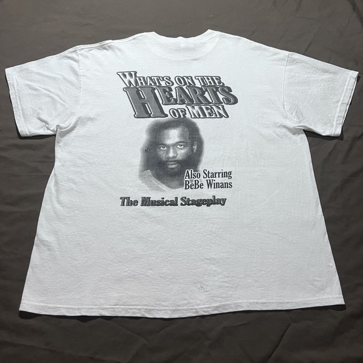 Rap Tees Vtg. Y2K What's On The Hearts Of Men Malik Yoba BeBe Winans Size US XL / EU 56 / 4 - 4 Thumbnail