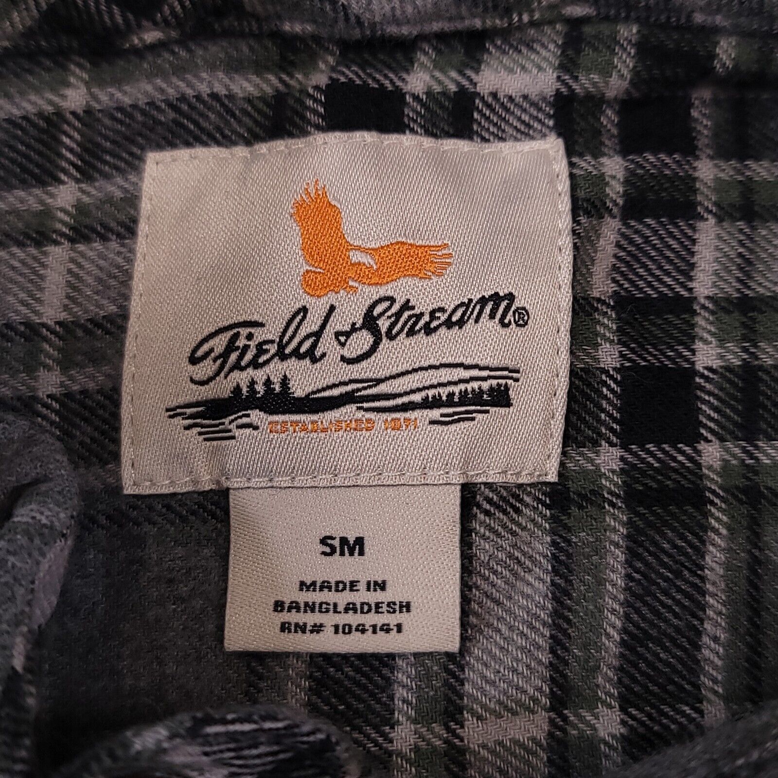 Field & Stream Field & Stream Tartan Flannel Button Up Shirt Mens Size S Size US S / EU 44-46 / 1 - 3 Thumbnail