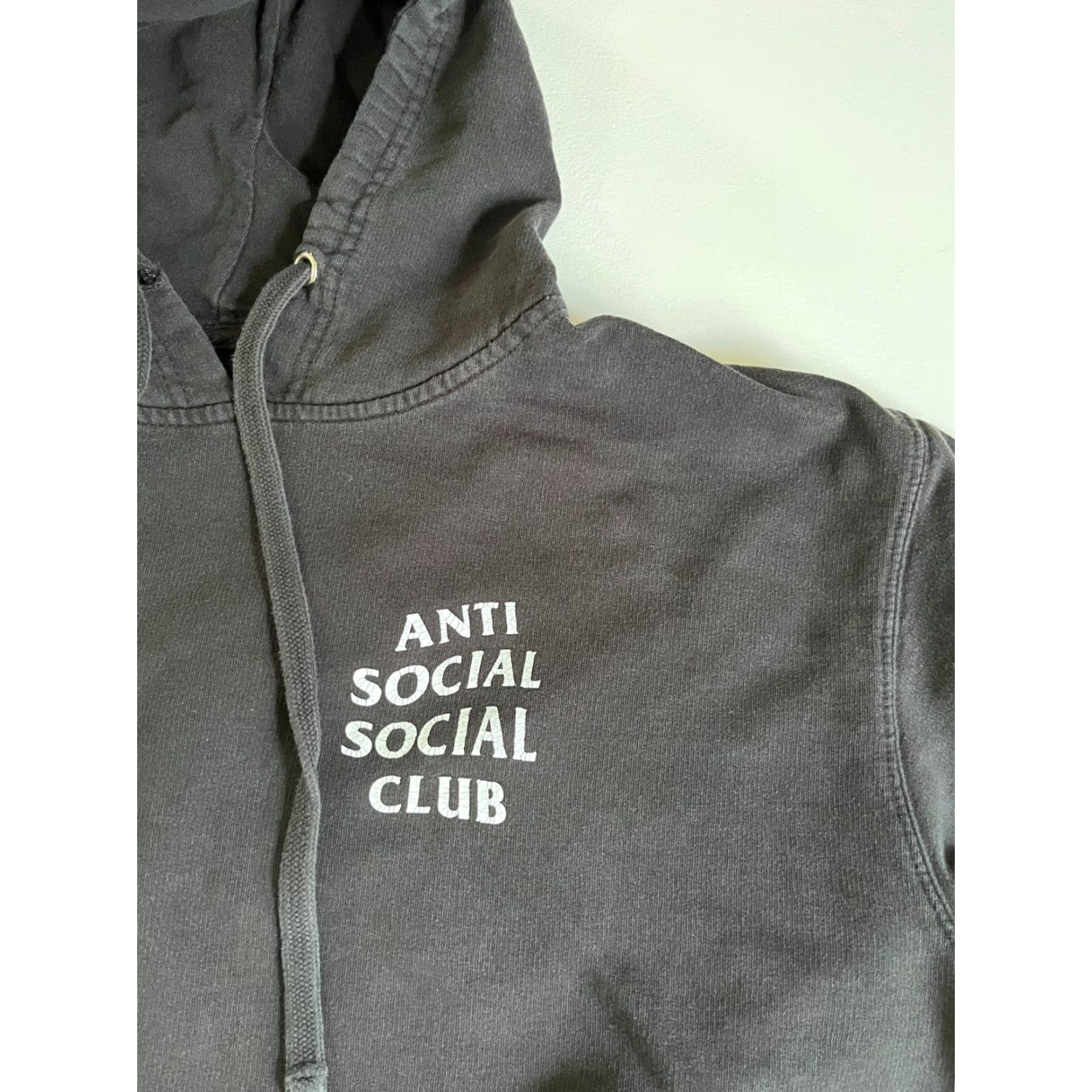 Anti Social Social Club Anti Social Social Club Hoodie Mens L Black Double-Sided SS4500P Graphic Print Hooded Pullover Streetwear Size US L / EU 52-54 / 3 - 6 Thumbnail