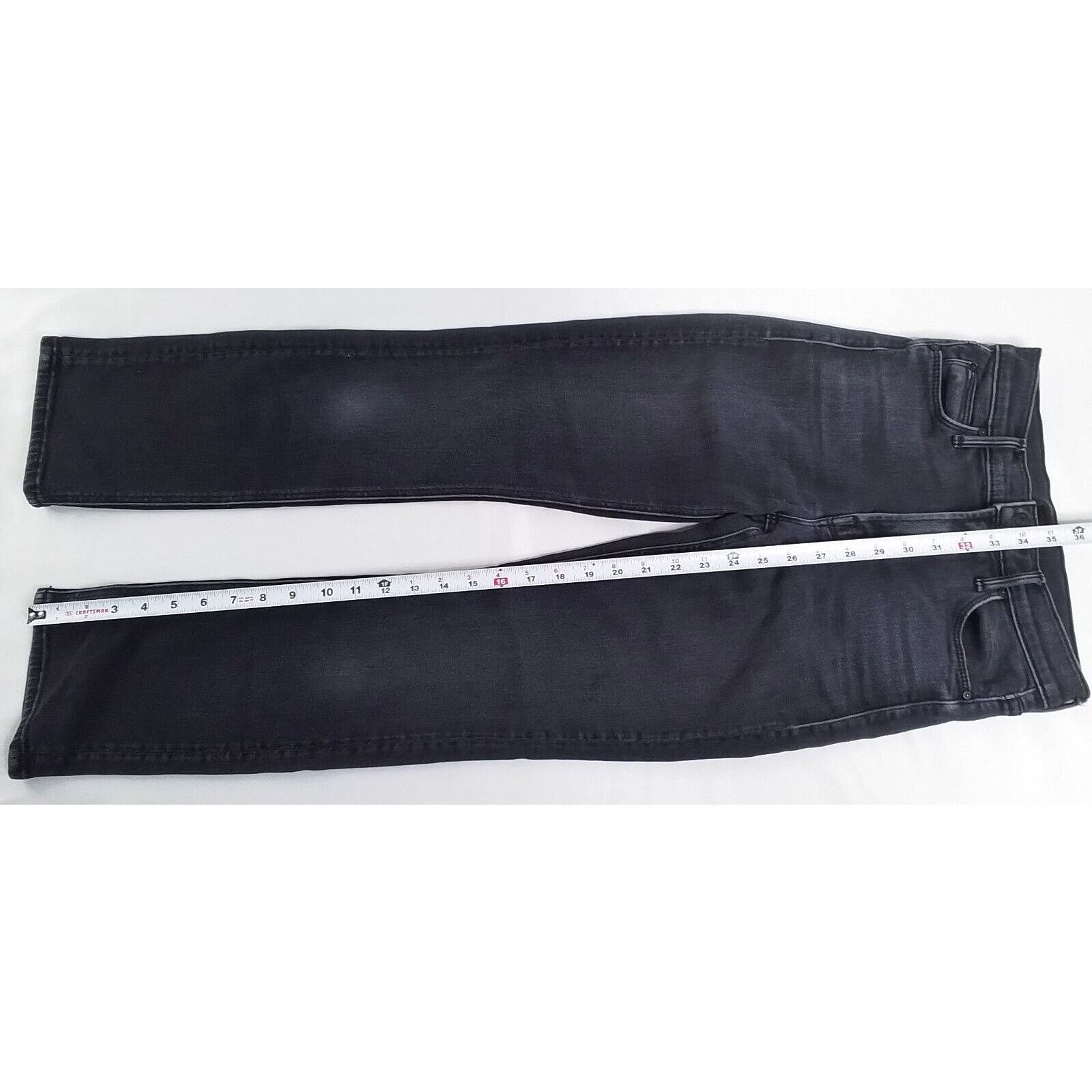 MOTHER Mother Denim Women's 26 The Midrise Dazzler Jean Black Size 26" / US 2 / IT 38 - 16 Thumbnail
