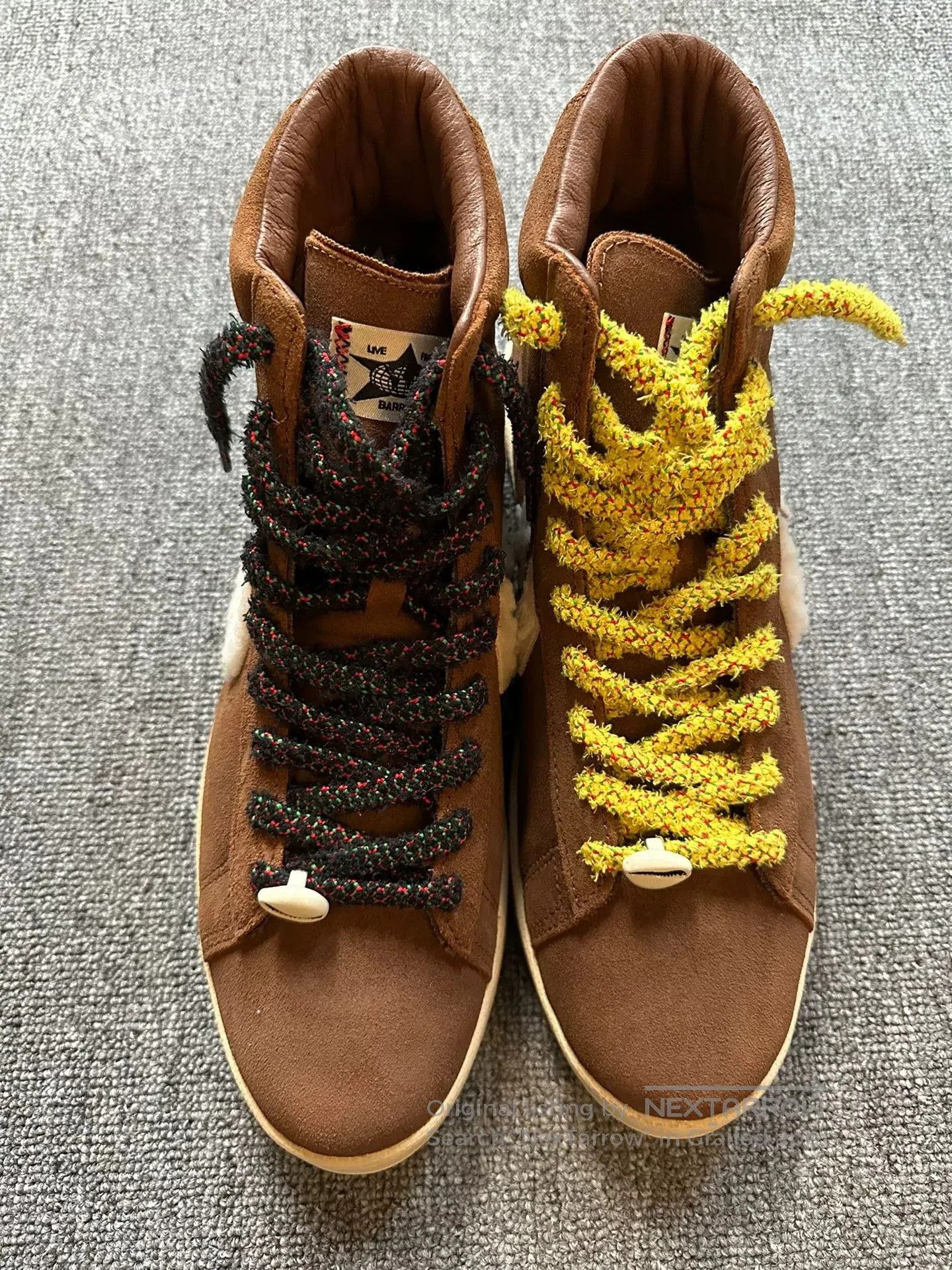 Converse converse high-top sneakers with unique laces. Size US 11 / EU 44 - 2 Thumbnail