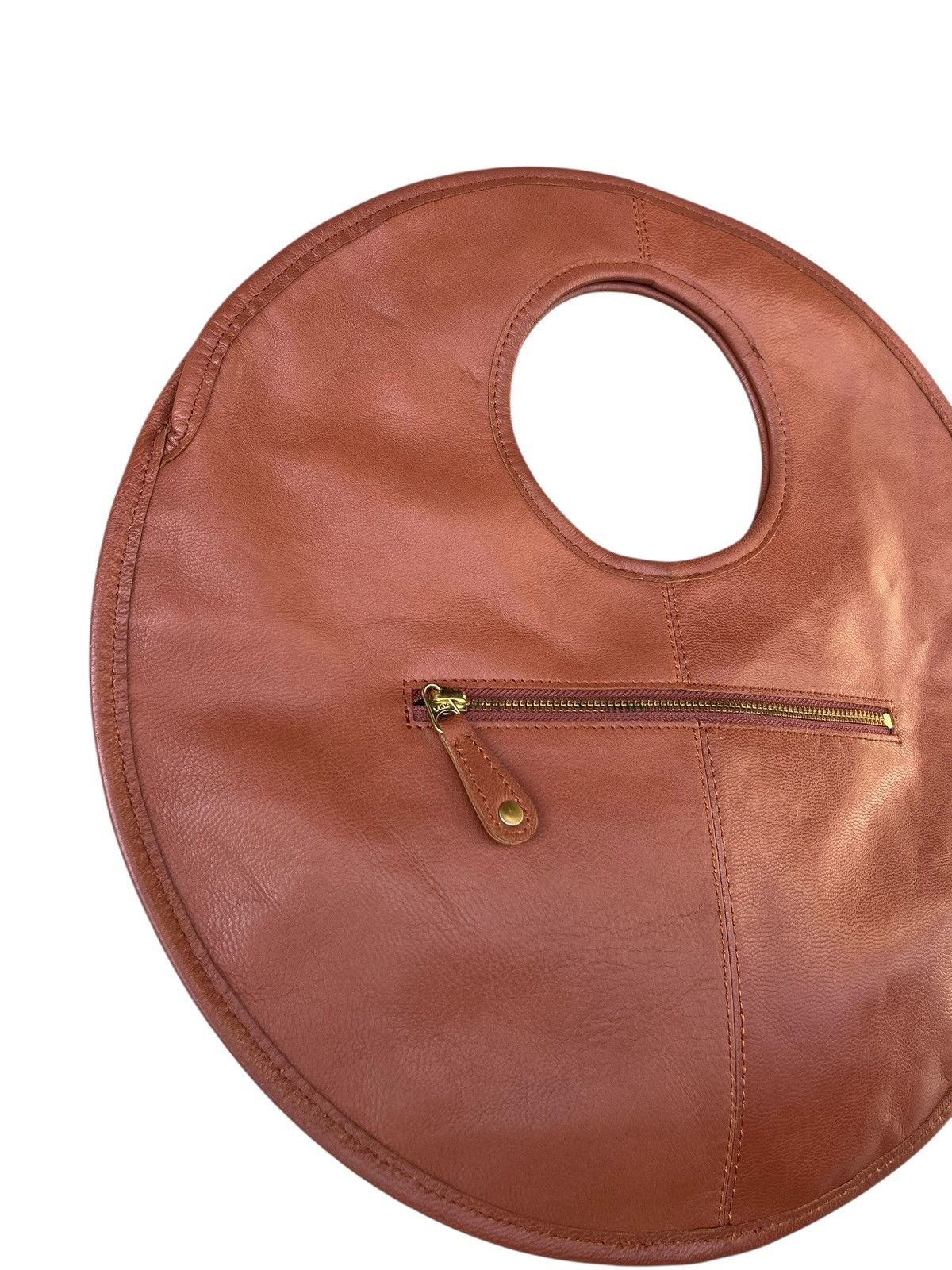 Leather Kununurra Sheep leather Round Bag Size ONE SIZE - 8 Thumbnail