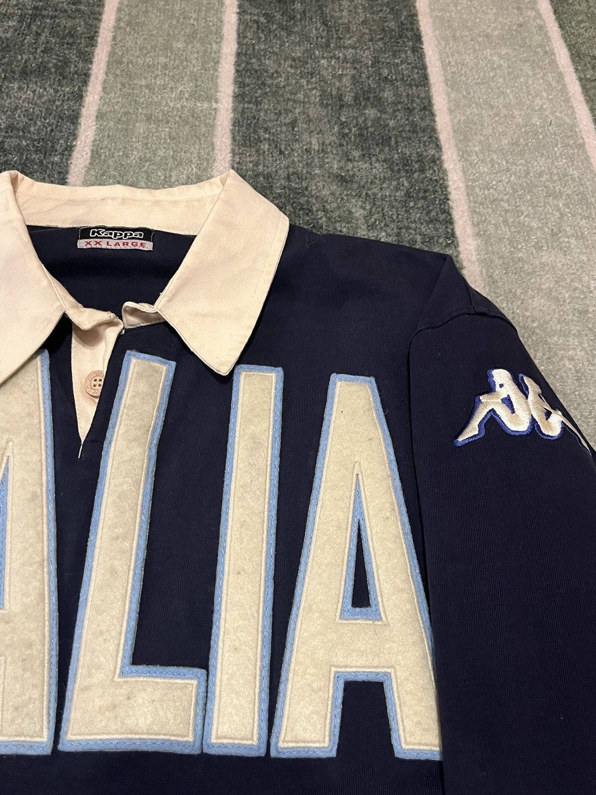 Kappa × Vintage Kappa Italia Italy Rugby Style Long Sleeve Polo Size US XXL / EU 58 / 5 - 3 Thumbnail