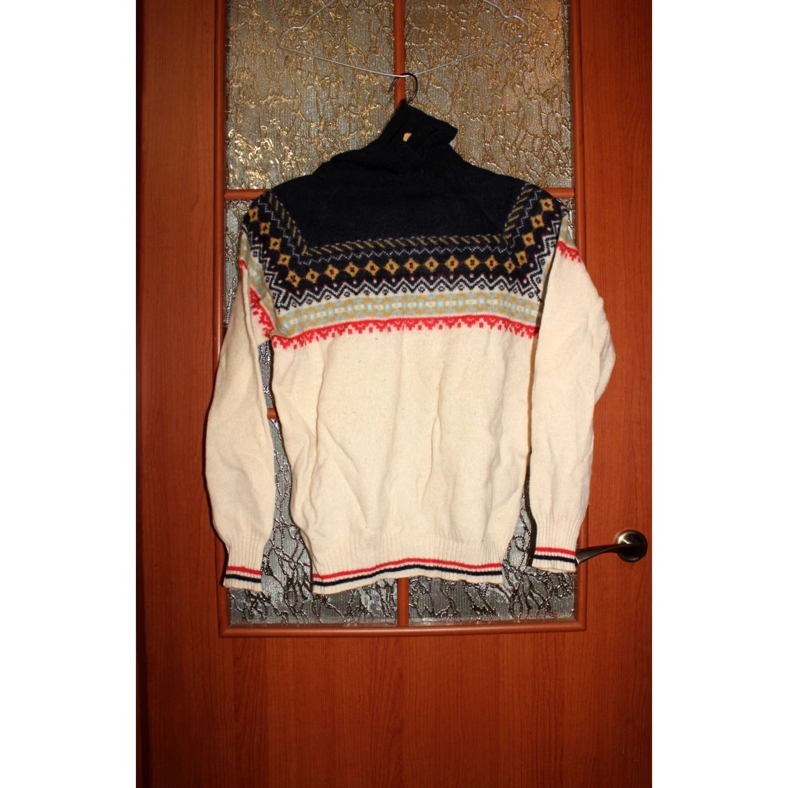 Vintage VINTAGE Pepperone sweater Sweatshirt 100% Wool - size M/S Unisex Adults Brown 1990s Mens Women Size US M / EU 48-50 / 2 - 6 Thumbnail
