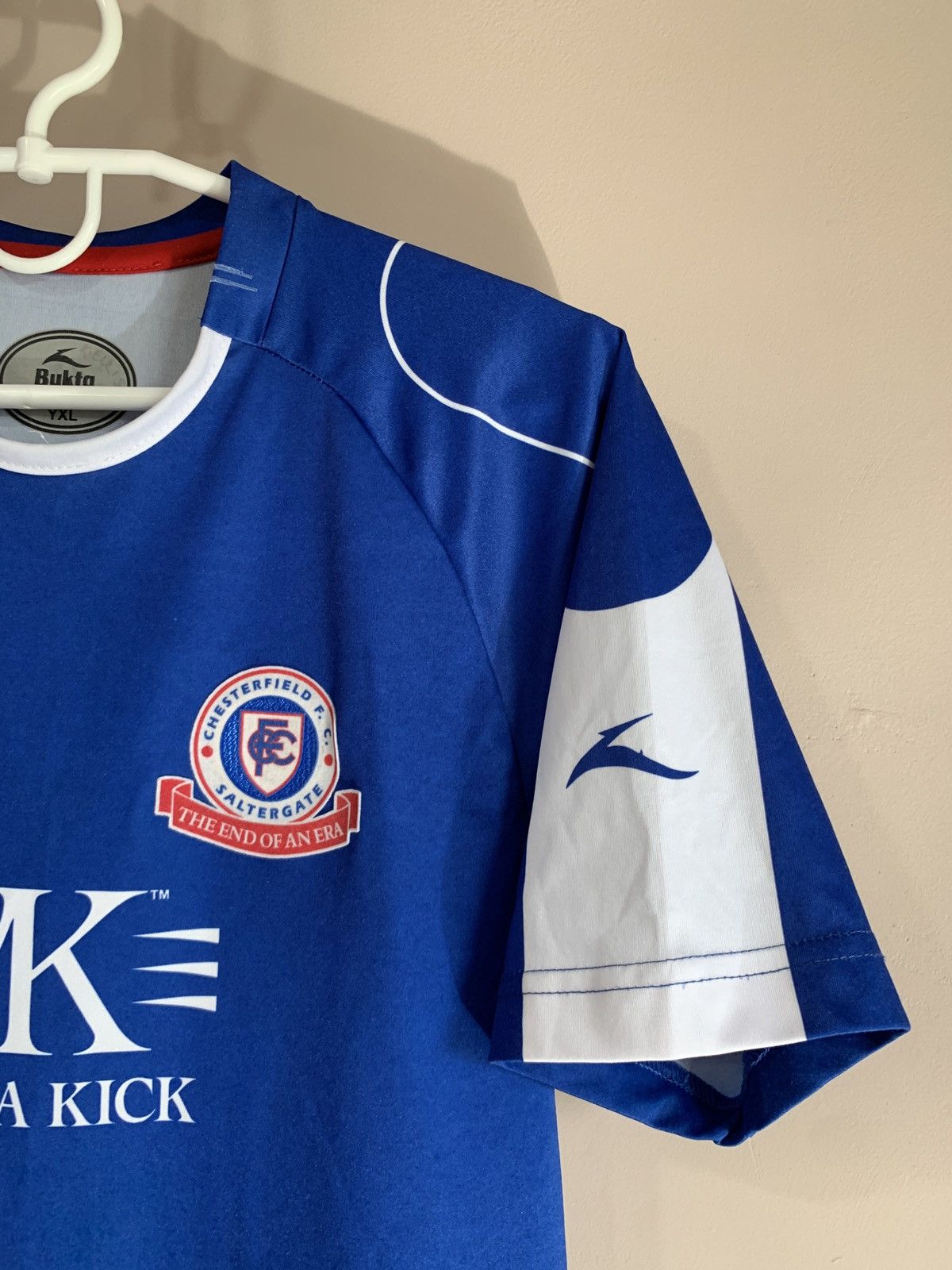 Vintage Chesterfield Home Football Shirt Bukta Soccer Jersey Size XS Size US XS / EU 42 / 0 - 3 Thumbnail