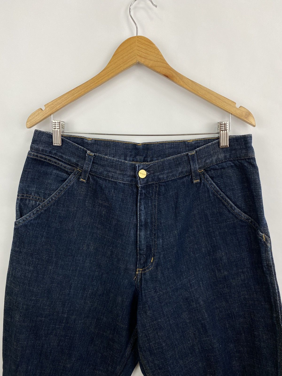 Carhartt 🇺🇸 Vintage 90s Carhartt Work Jeans Rare Retro Hype Y2K Size US 34 / EU 50 - 6 Thumbnail