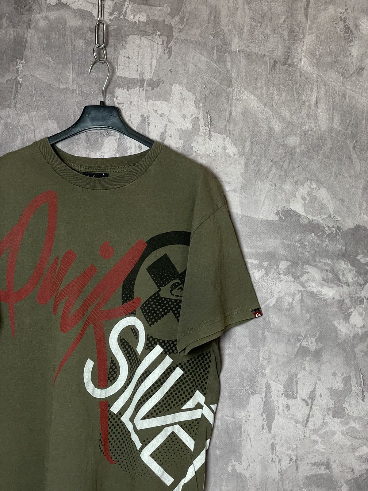 Affliction × Quiksilver × Vintage Vintage 90s Quiksilver Boxy Surf Skate Big Logo T Shirt Size US L / EU 52-54 / 3 - 3 Thumbnail