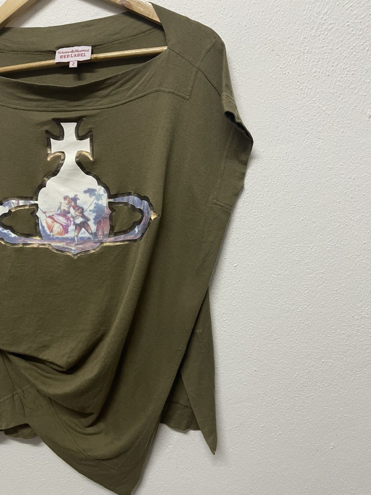 Vivienne Westwood 90s VIVIENNE WESTWOOD RED LABEL DEFORMED TSHIRT RARE DESIGN Size M / US 6-8 / IT 42-44 - 4 Thumbnail