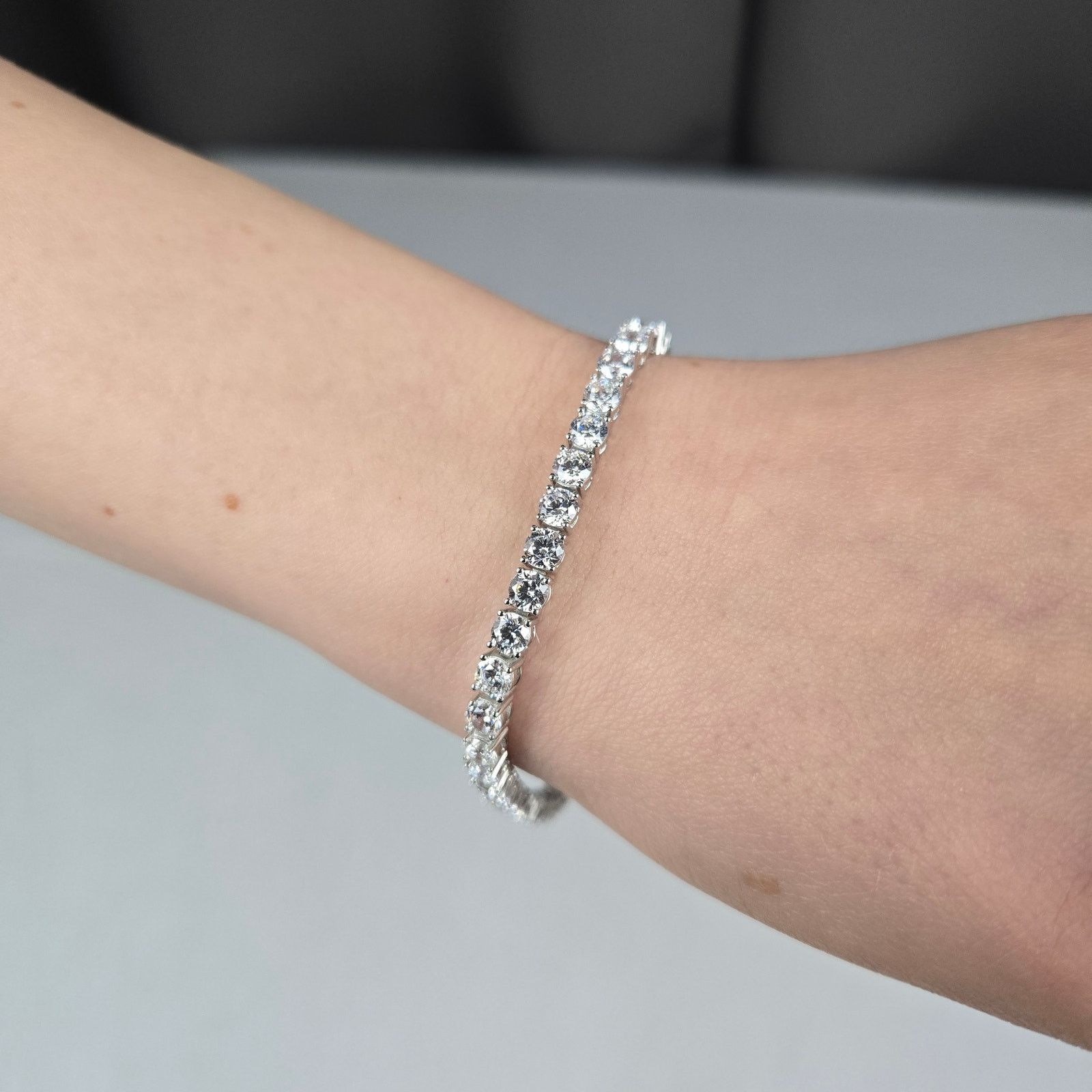 Other Tennis bracelet .925 silver with Swarovski Crystals Size ONE SIZE - 2 Thumbnail