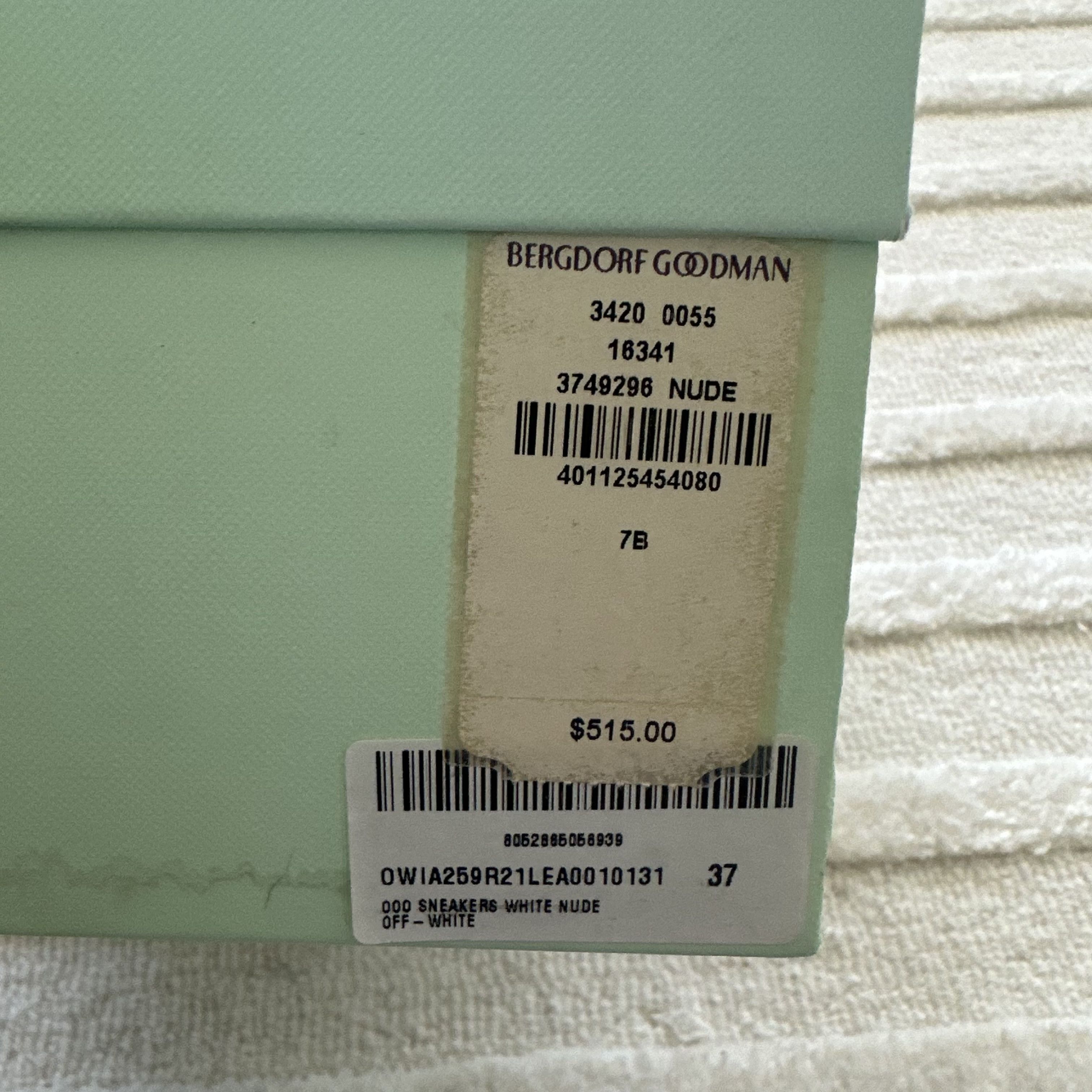 Off-White Off White Out Of Office OOO Sneakers in White Nude Size US 7 / IT 37 - 5 Thumbnail