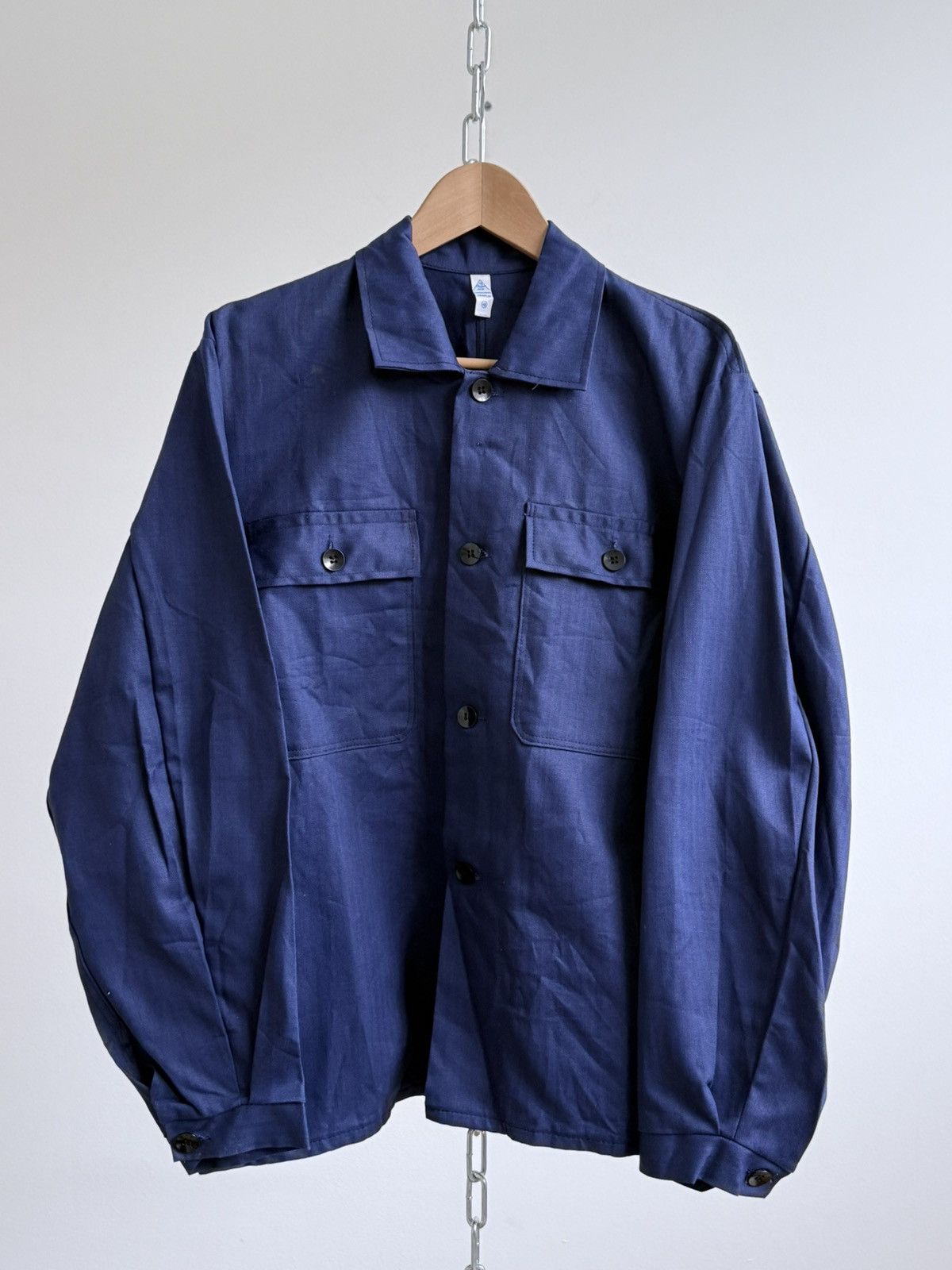 Vetra Vintage 80s German Workwear Sanfor Chore Jacket Size US M / EU 48-50 / 2 - 1 Thumbnail