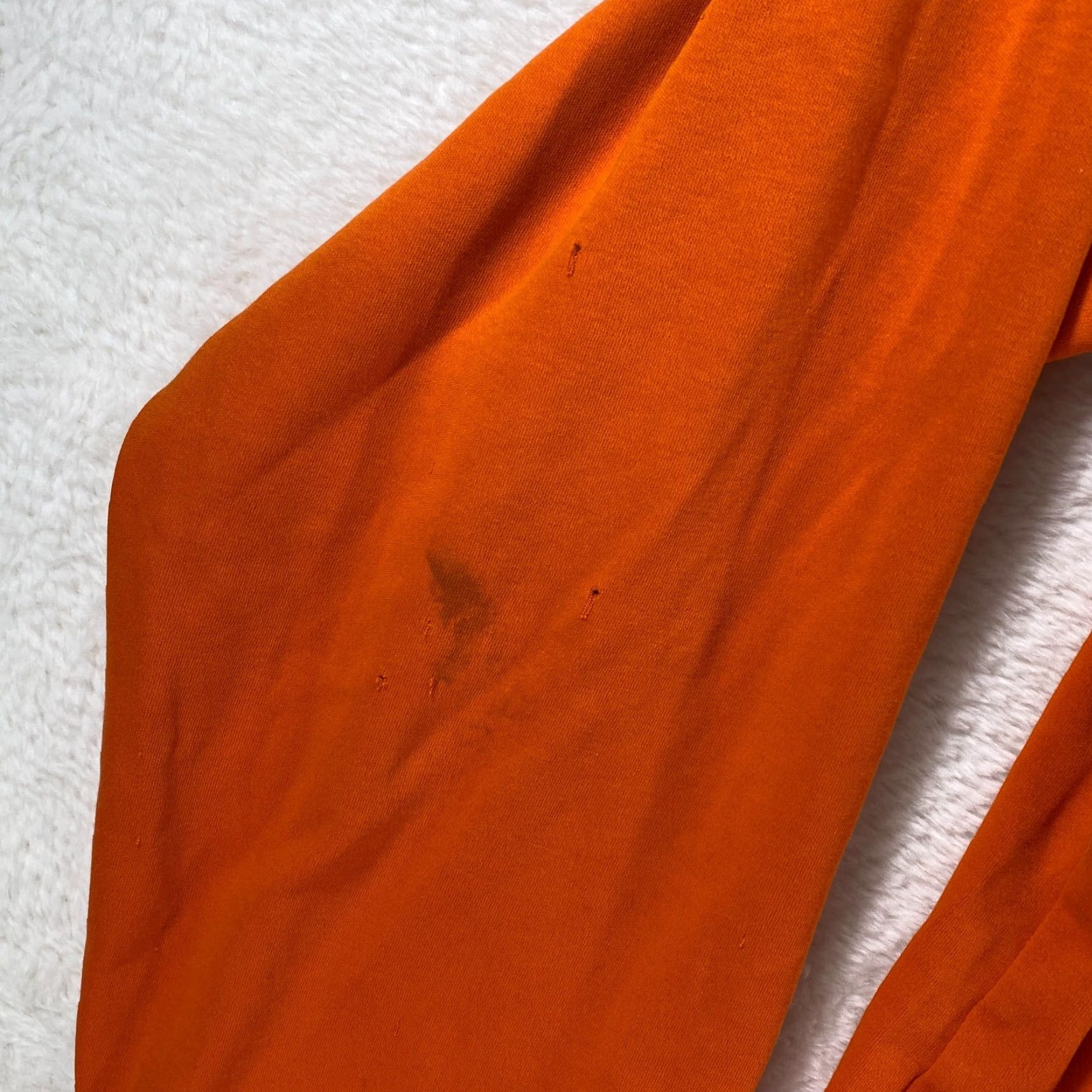 Vintage VINTAGE Bulwark Workwear FR Mens XL Flame Resistant Henley Orange Shirt Long Sleeve Size US XL / EU 56 / 4 - 4 Thumbnail