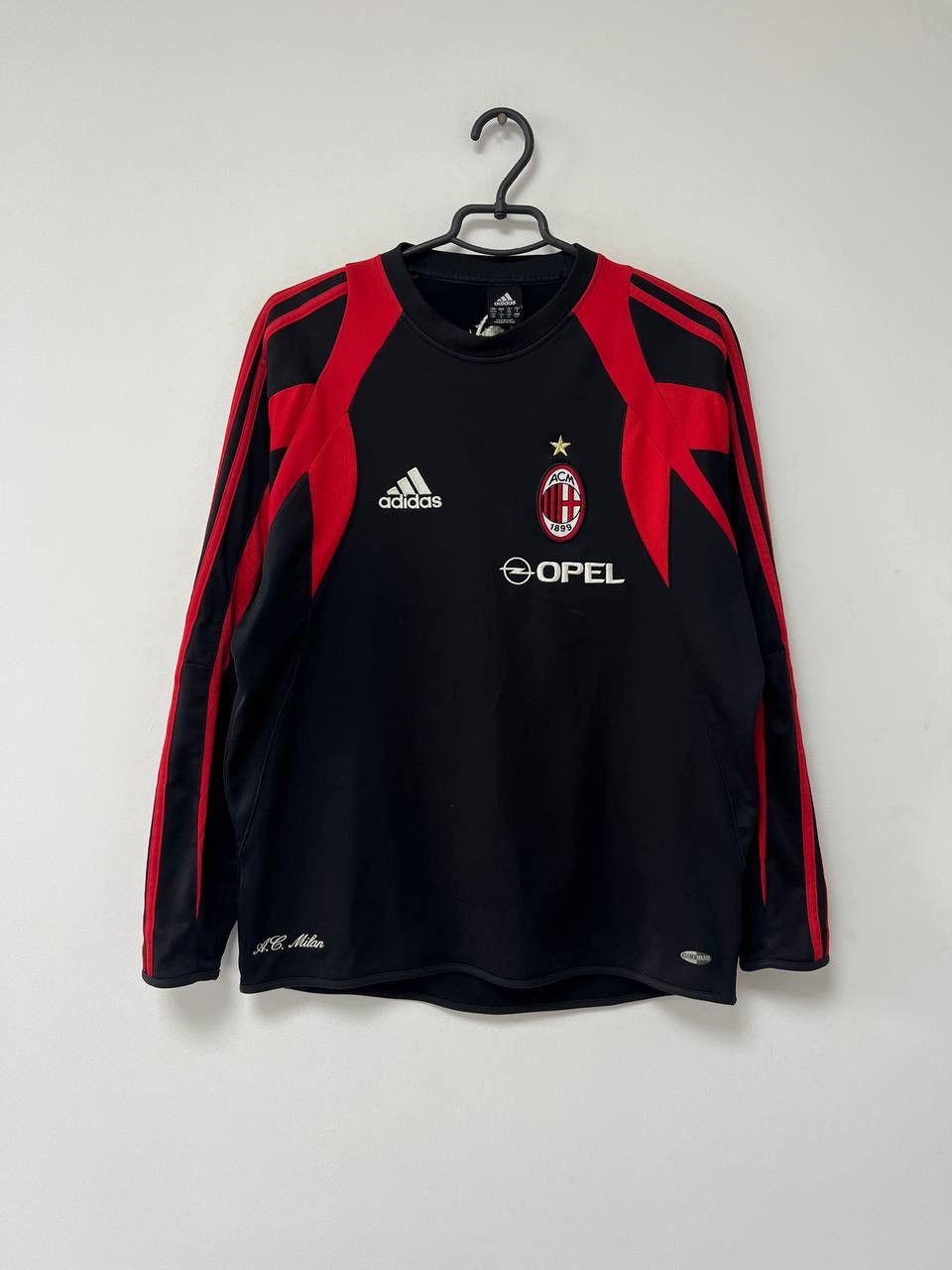 Adidas AC Milan 2004/2005 Training Sweatshirt Adidas Opel Mens S Size US S / EU 44-46 / 1 - 4 Thumbnail