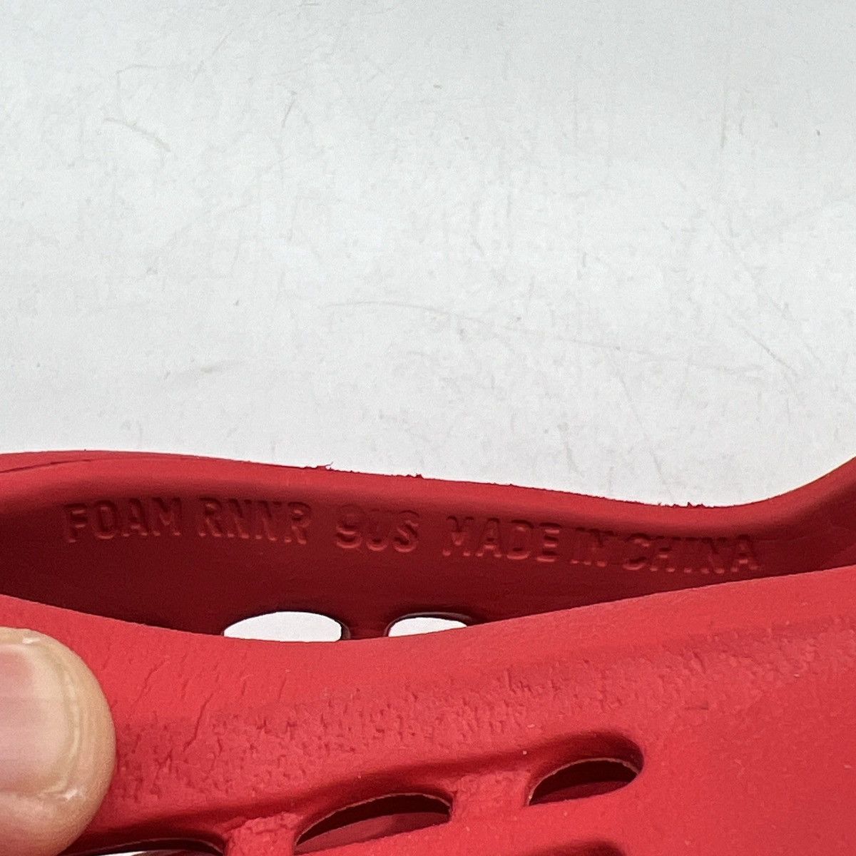 Adidas Yeezy foam runner vermillion Size US 9 / EU 42 - 9 Thumbnail