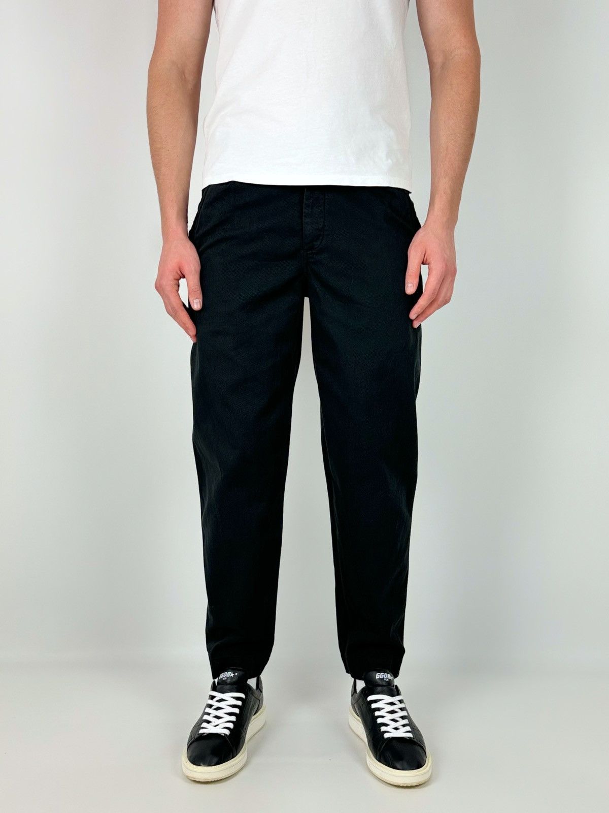 Folk Black Chino Pants