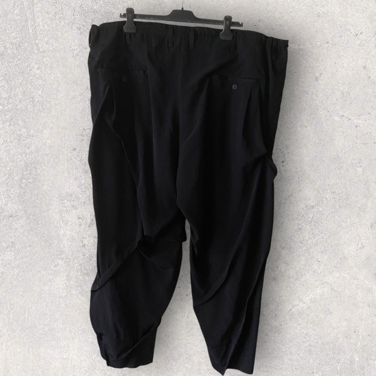 Yohji Yamamoto NWT S/S23 Rayon Blend Shrunk Pants Size US 34 / EU 50 - 6 Thumbnail