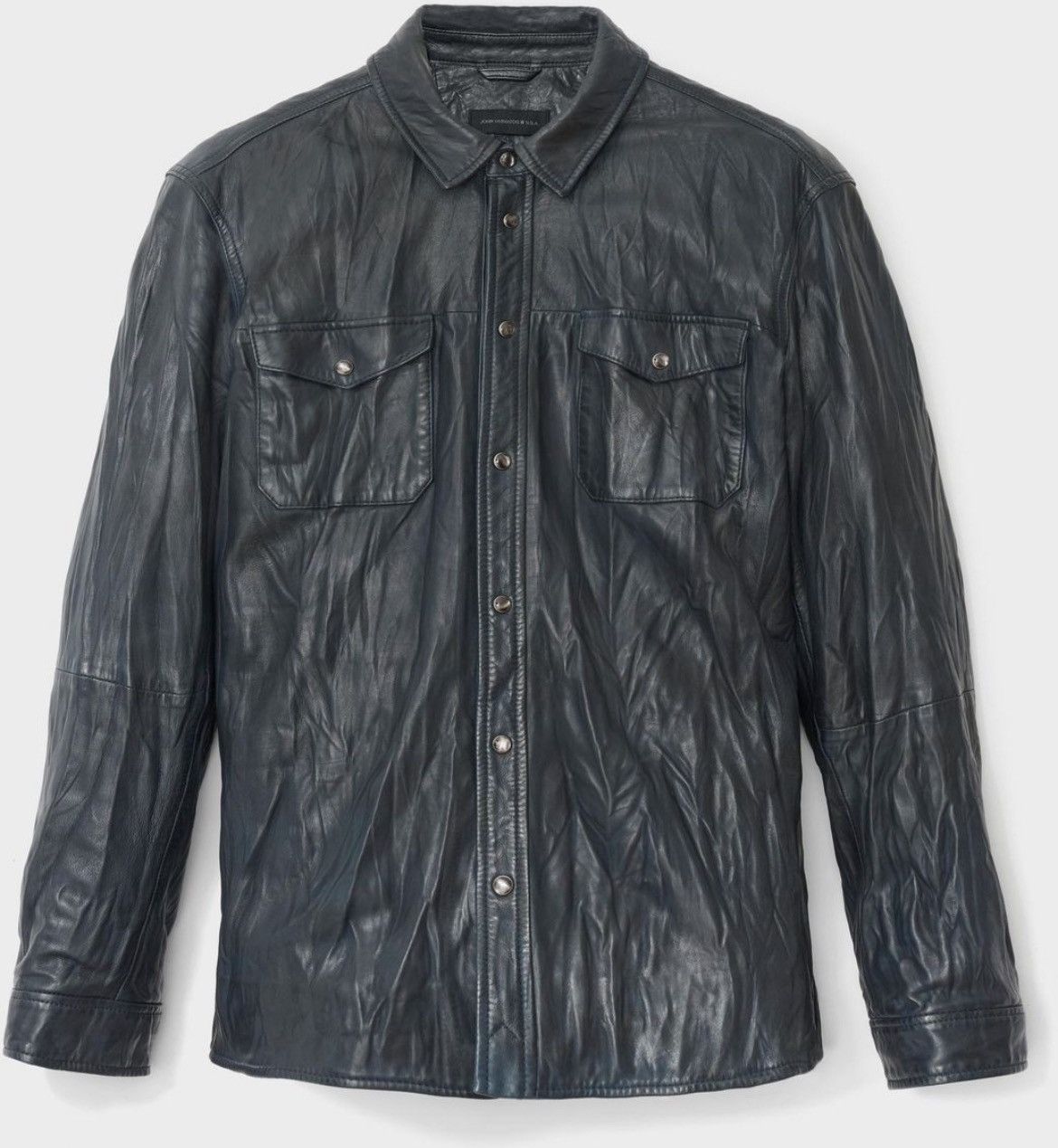 John Varvatos Lionel leather shirt jacket. Medium Size US M / EU 48-50 / 2 - 6 Thumbnail