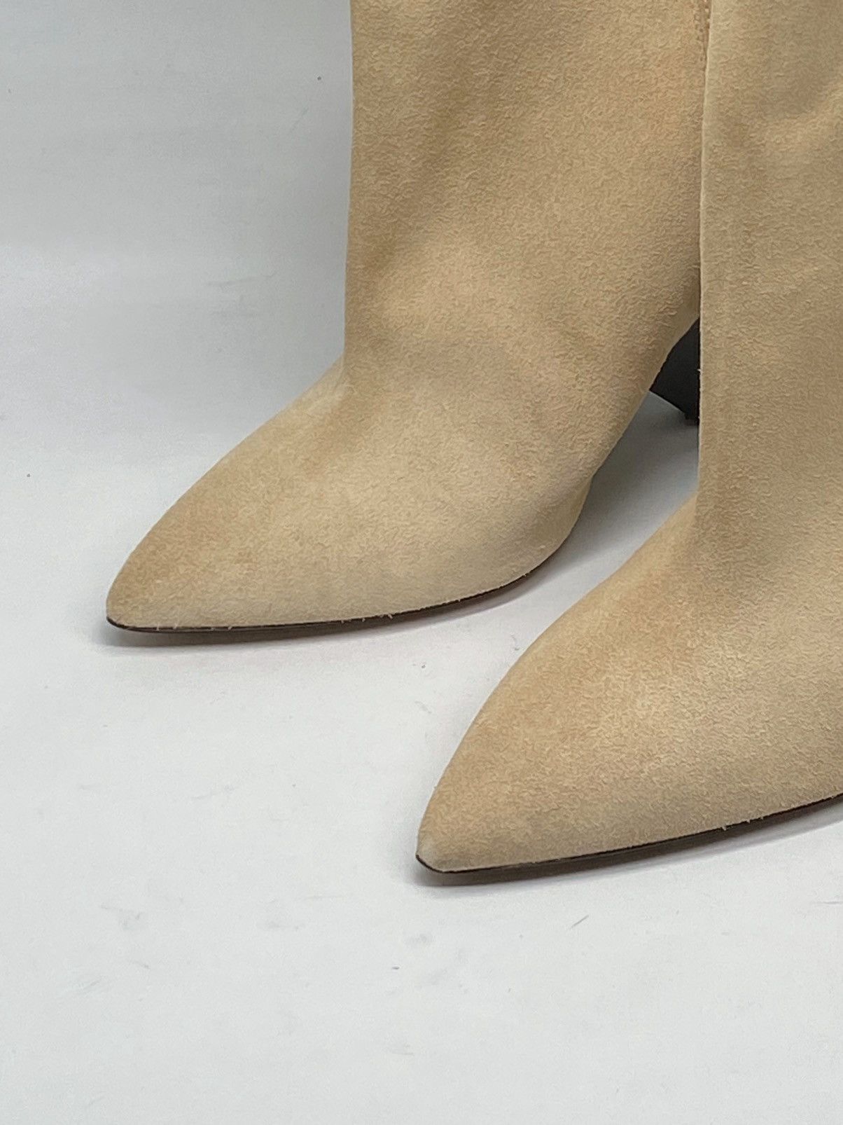Isabel Marant Isabel Marant Miyako 90MM Suede Cone-Heel Booties size 36 Size US 6 / IT 36 - 4 Thumbnail