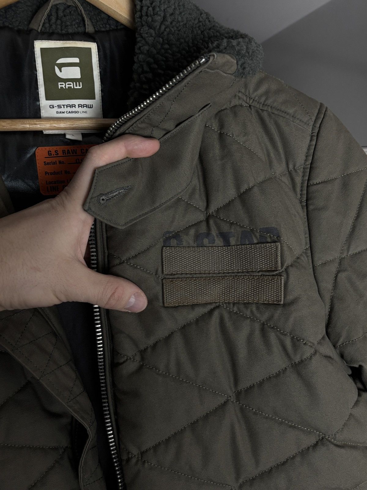 G-Star G-Star RAW Aviator Quilted Bomber Jacket MA1 Vintage Pilot Size US L / EU 52-54 / 3 - 11 Thumbnail