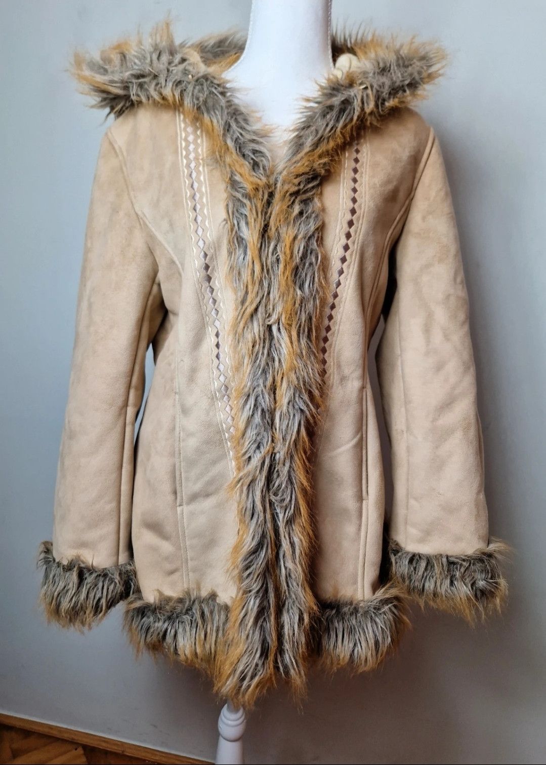 Hysteric Glamour Vintage faux fur y2k afghan penny lane coat avant garde Size L / US 10 / IT 46 - 2 Thumbnail