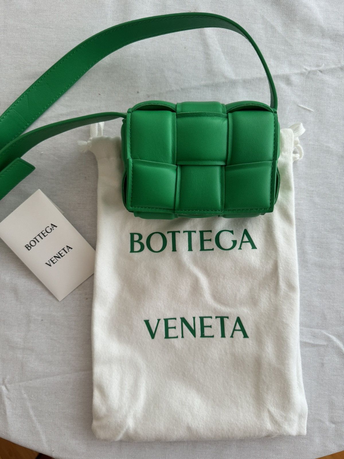 Bottega Veneta Bottega Cassette Parakeet Green Size ONE SIZE - 1 Thumbnail