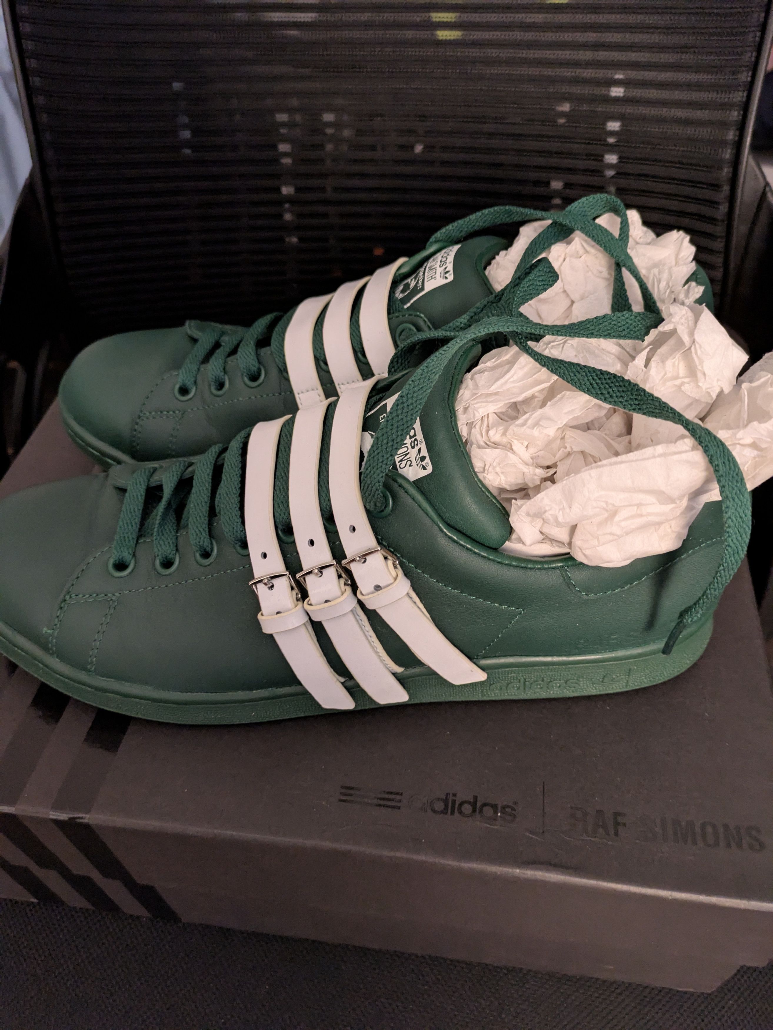 Adidas × Raf Simons Raf Simons Adidas Straps Leather Stan Smith Size US 9 / EU 42 - 2 Thumbnail