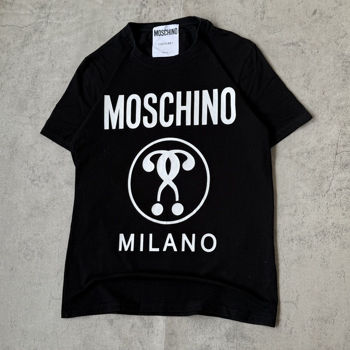 Moschino Moschino Couture Milano Big Logo T-Shirt / Luxury Streetwear Size M / US 6-8 / IT 42-44 - 2 Thumbnail