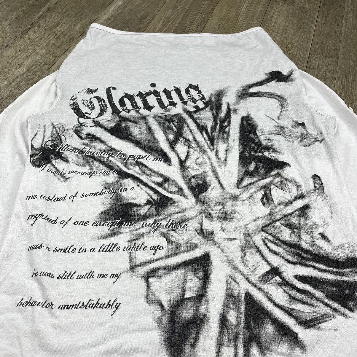 If Six Was Nine × Japanese Brand × Le Grande Bleu (L.G.B.) Y2K GangBster Poem Gothic Punk Style LongSleeve Ifsixwasnine Size US L / EU 52-54 / 3 - 3 Thumbnail