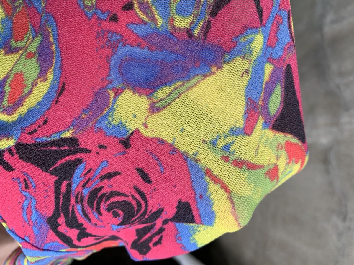 Issey Miyake Fluorescent Flower Mural Mesh Tee Size M / US 6-8 / IT 42-44 - 8 Thumbnail
