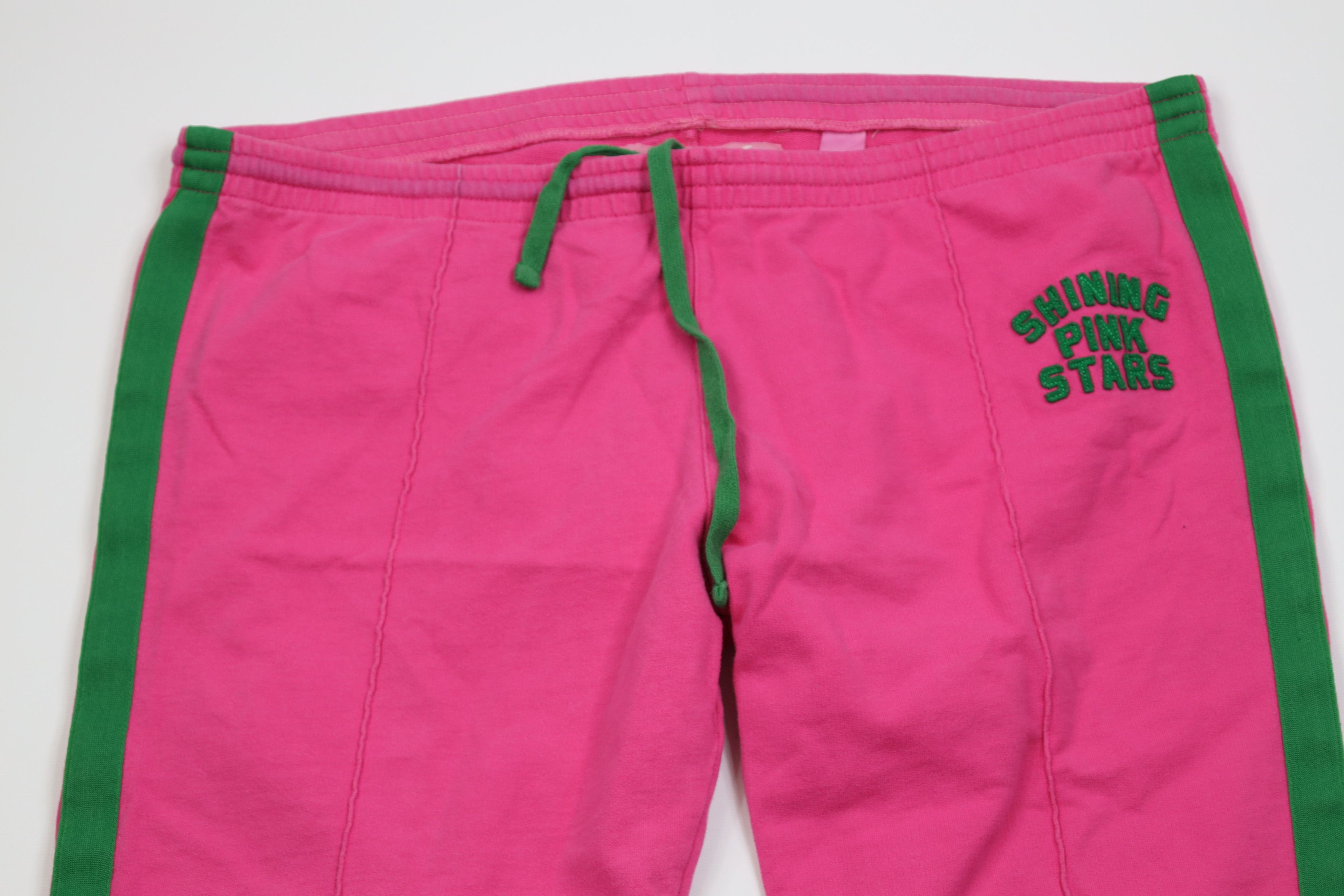 Pink Vintage Y2K Pink Victorias Secret Flared Stars Dog Pants Size 34" / US 12 / IT 48 - 2 Thumbnail