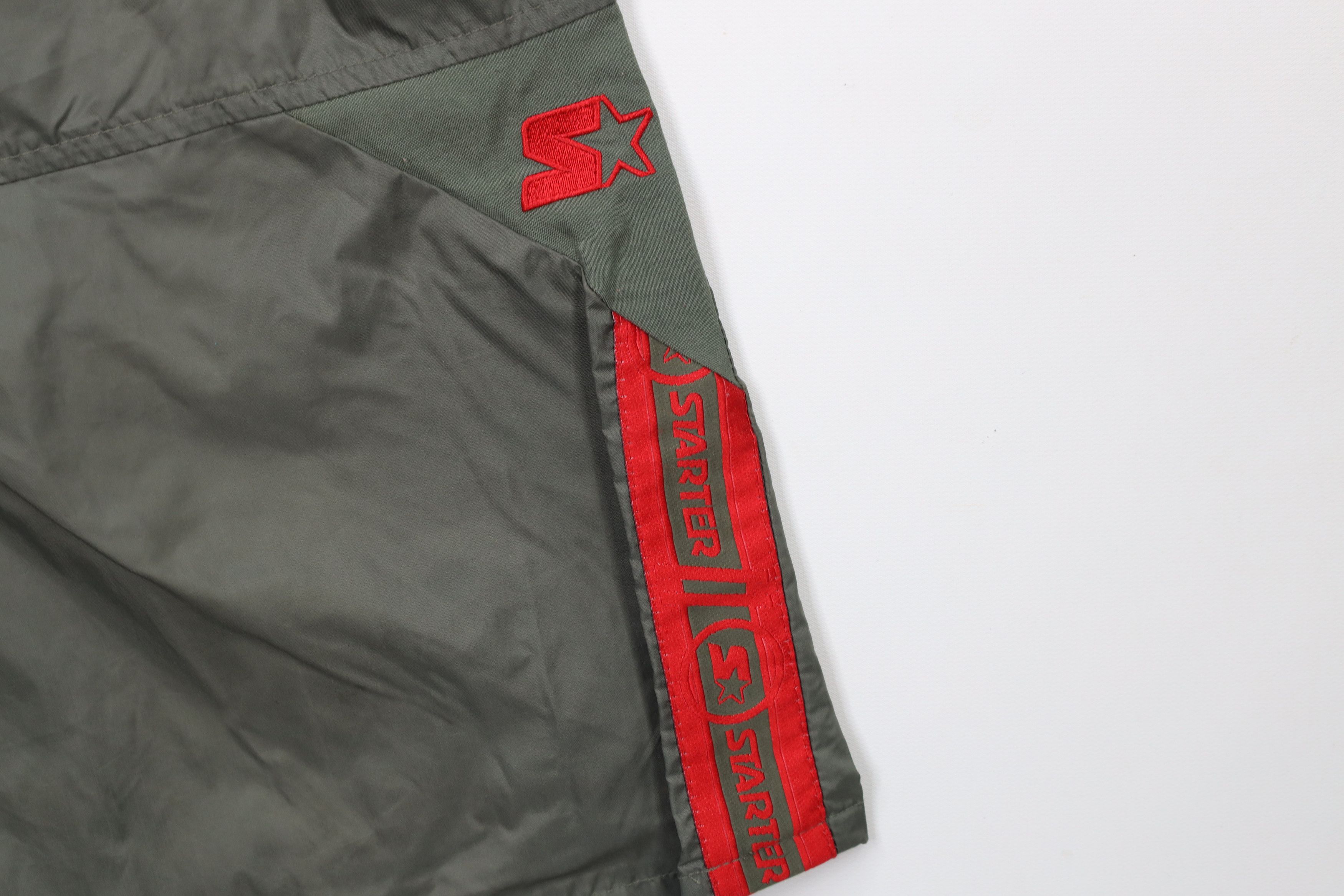 Starter × Vintage Vintage 90s Starter Logo Baggy Windbreaker Shorts Green Size US 30 / EU 46 - 5 Thumbnail