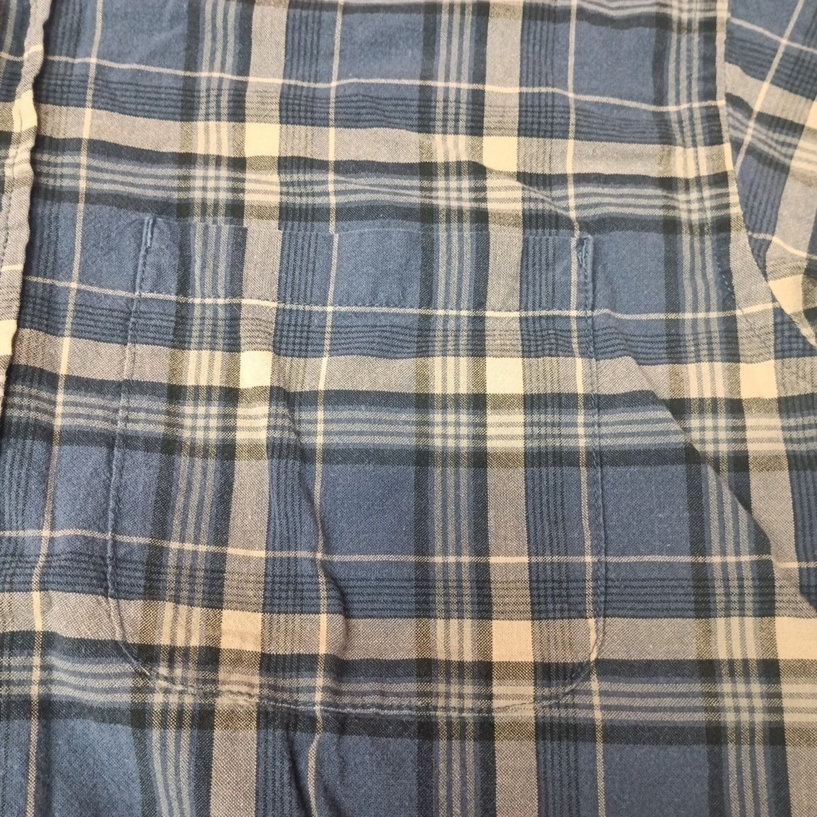 Other Caribou Creek Shirt Men's Size L Blue Beige Plaid Cotton Size US L / EU 52-54 / 3 - 3 Thumbnail