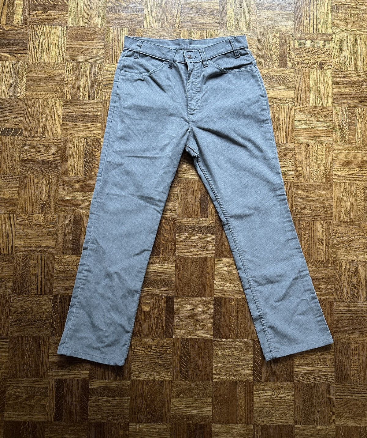 Levi's Vintage Grey Levi’s 517 White Tab Corduroy Pants Trousers Size US 31 - 1 Thumbnail