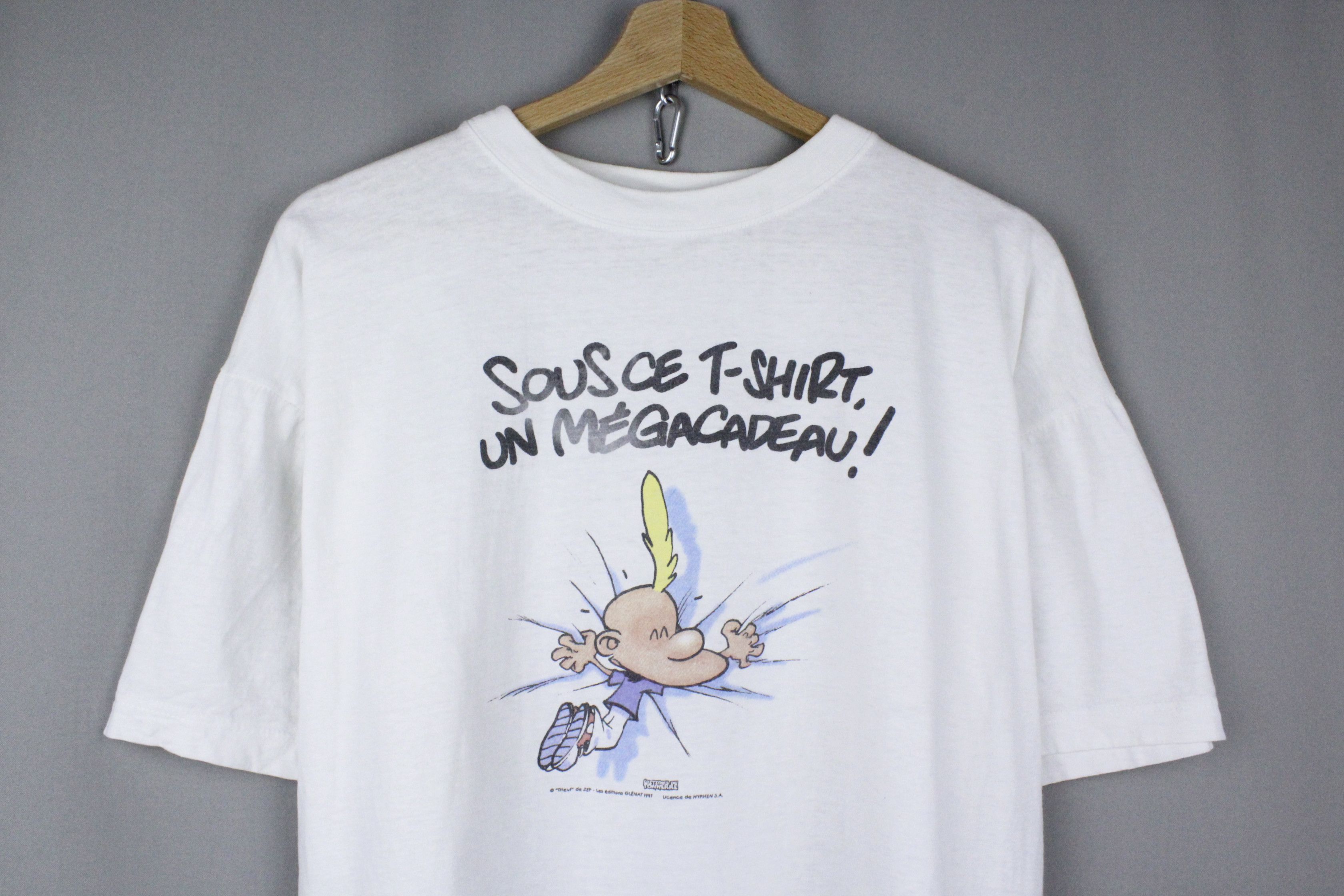 Vintage Vintage 1997 TITEUF Souse T-shirt Print Cartoon T-shirt Size US L / EU 52-54 / 3 - 3 Thumbnail