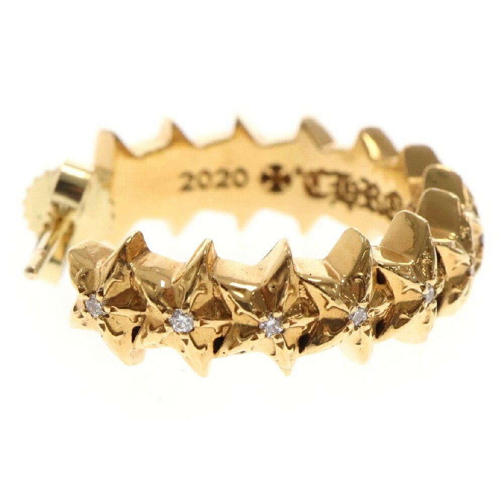 Chrome Hearts Tiny 5 Point Star Band Earring